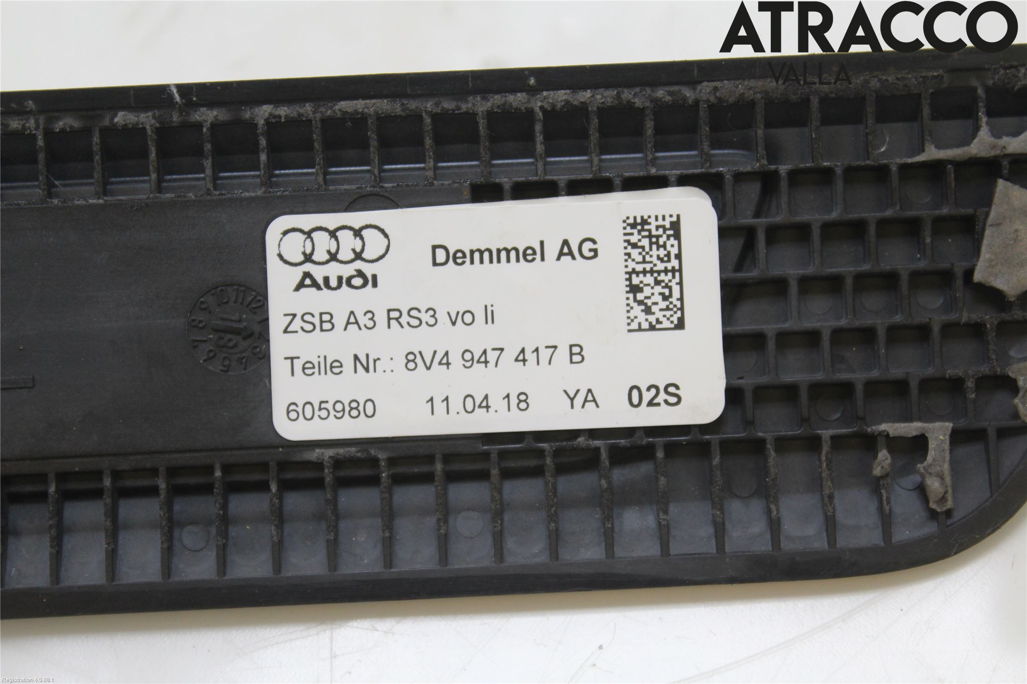 Audi A3/S3 8V 13-20 Inr Tröskel-Insteg