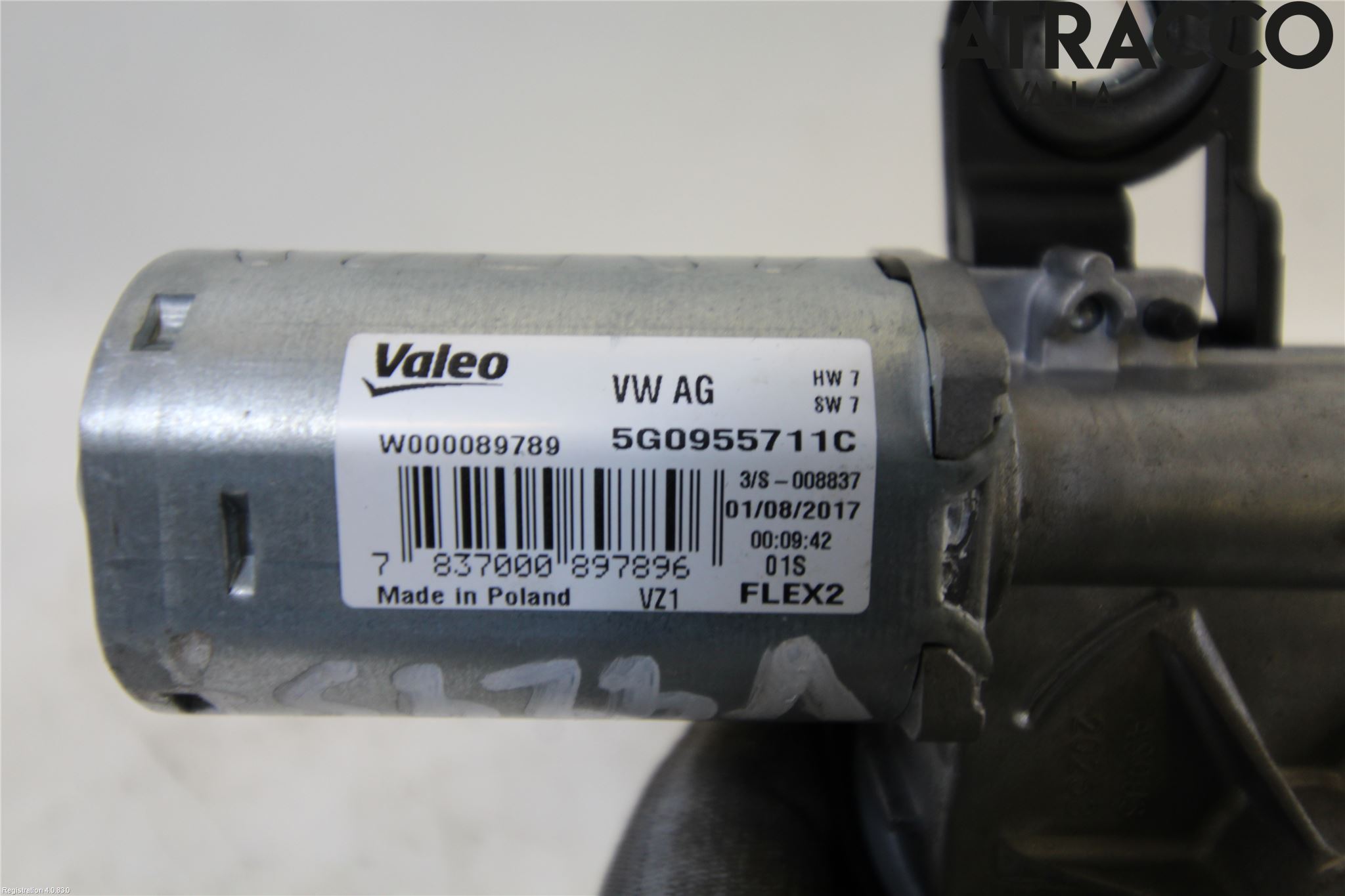 Volkswagen VW PASSAT 15-19 Torkarmotor Baklucka