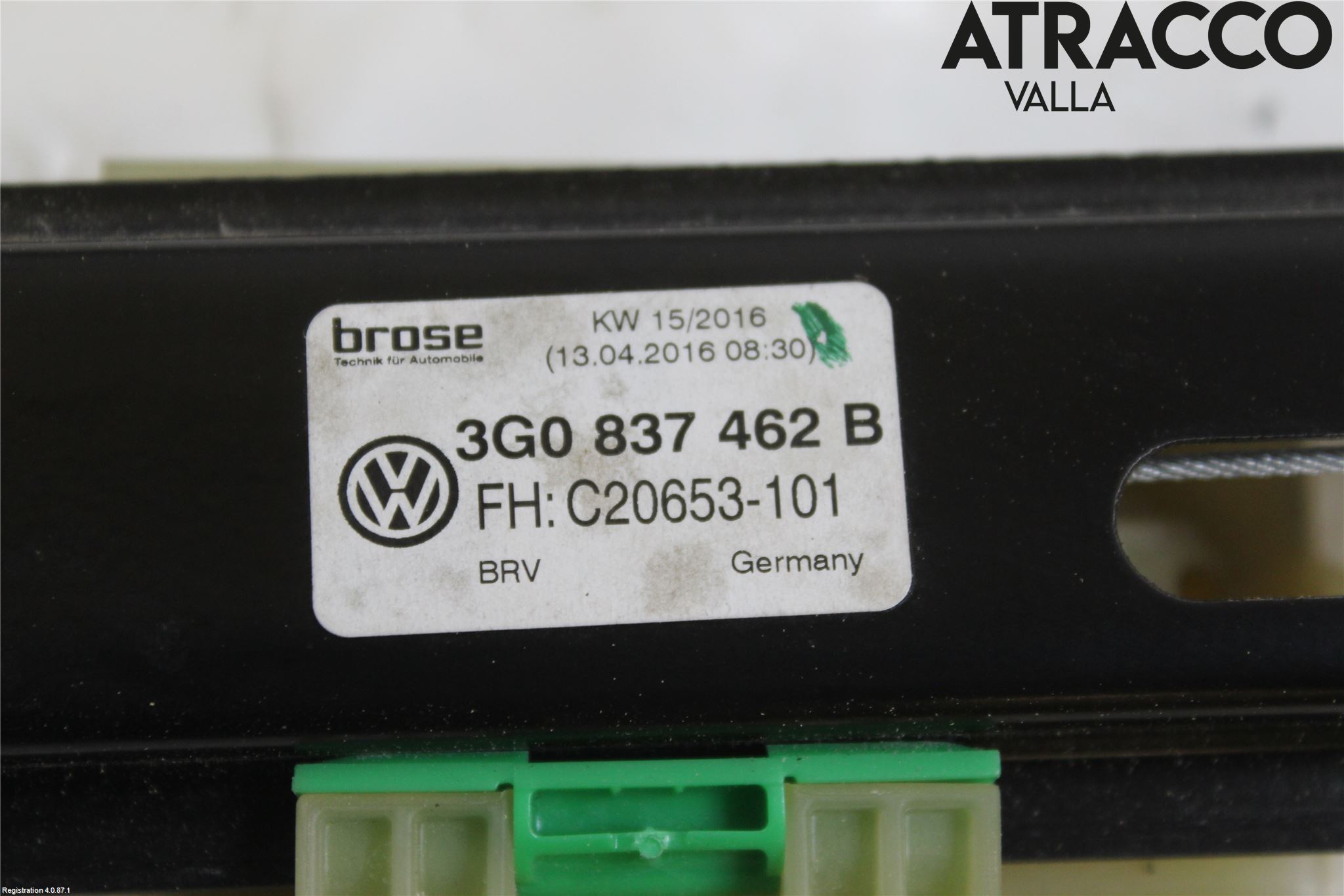 Volkswagen VW PASSAT 15-19 Fönsterhiss El Kompl
