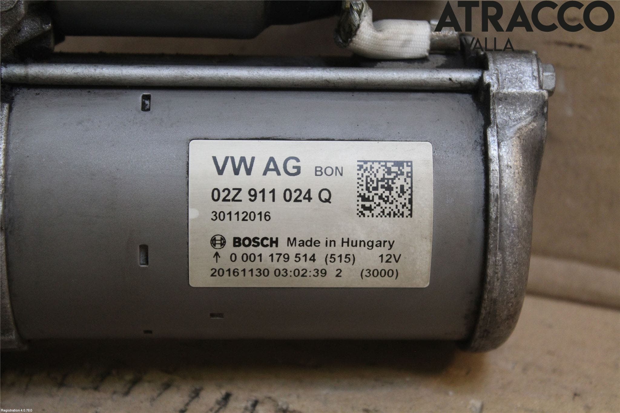 Volkswagen VW GOLF / E-GOLF VII 13-20 Startmotor