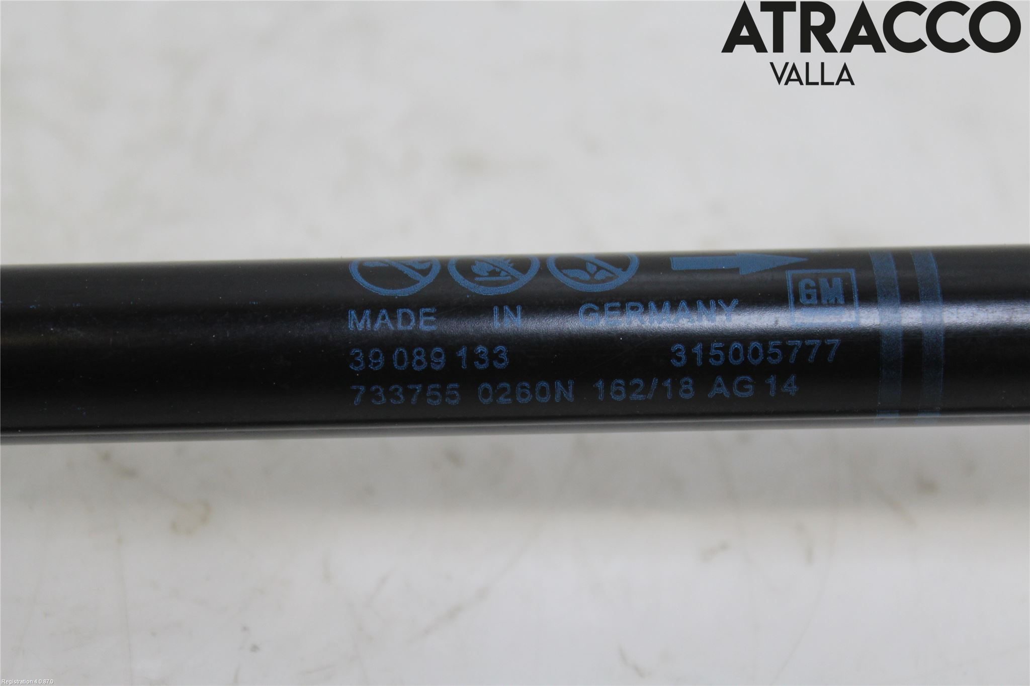 Opel CORSA E 15-19 Gasfjäder Baklucka