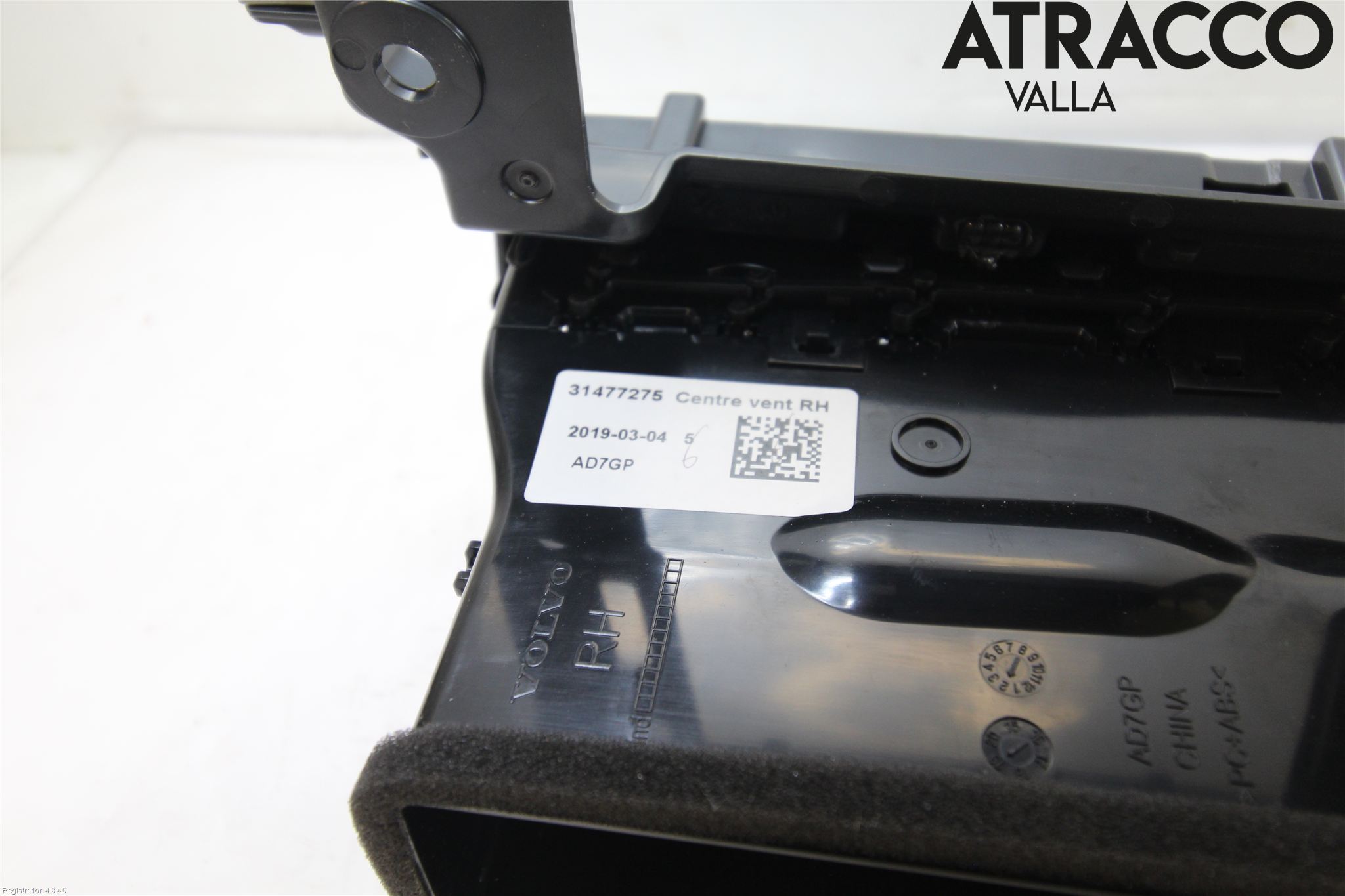 Volvo XC60 18- Defrosterkanal-Munstycke