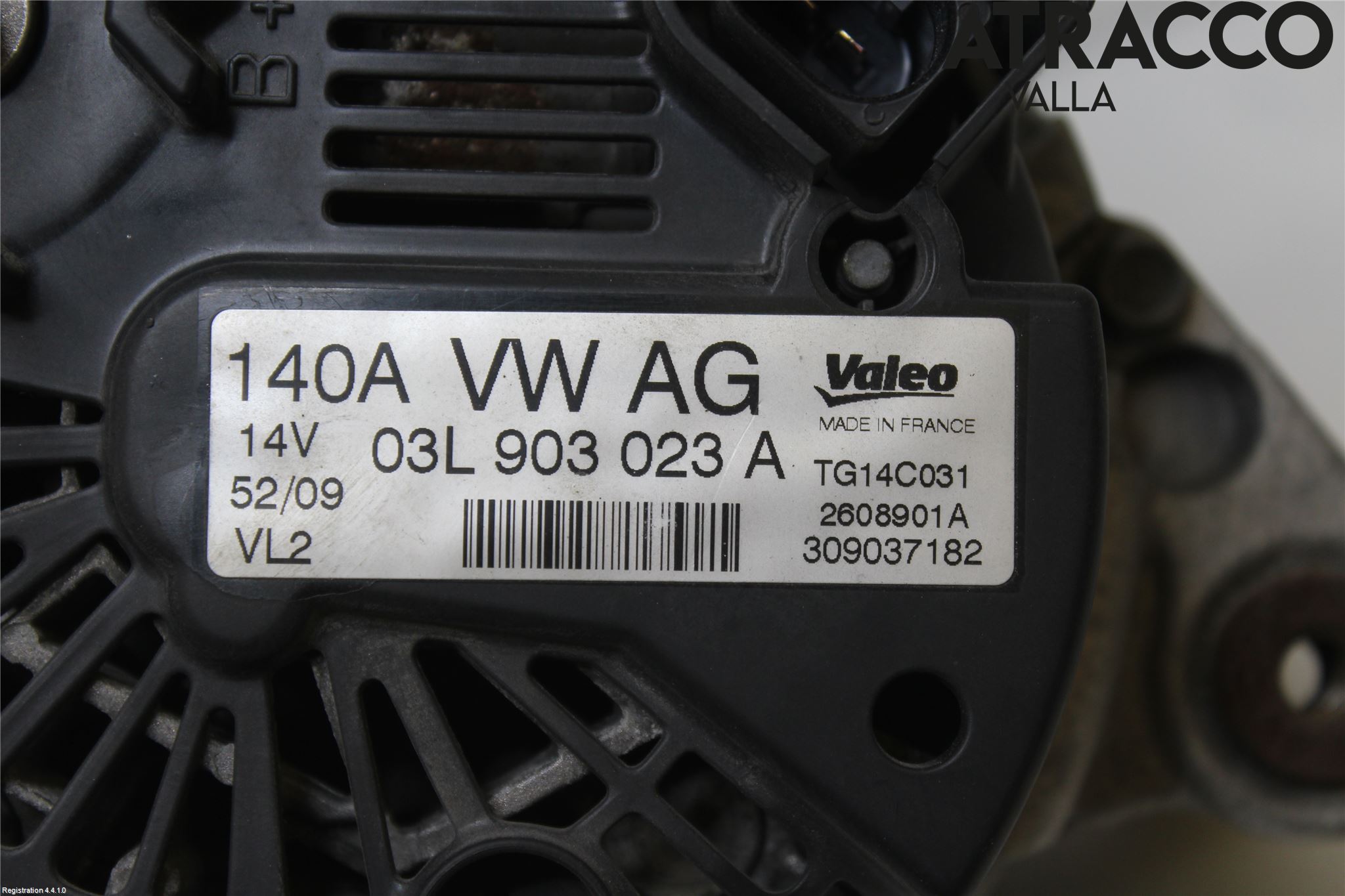 Volkswagen VW GOLF VI 09-13 Generator