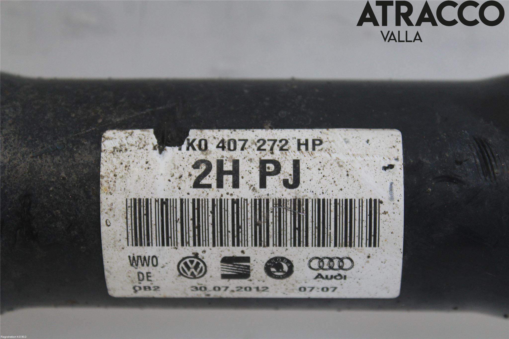 Volkswagen VW PASSAT 11-14 Drivaxel Fram Höger