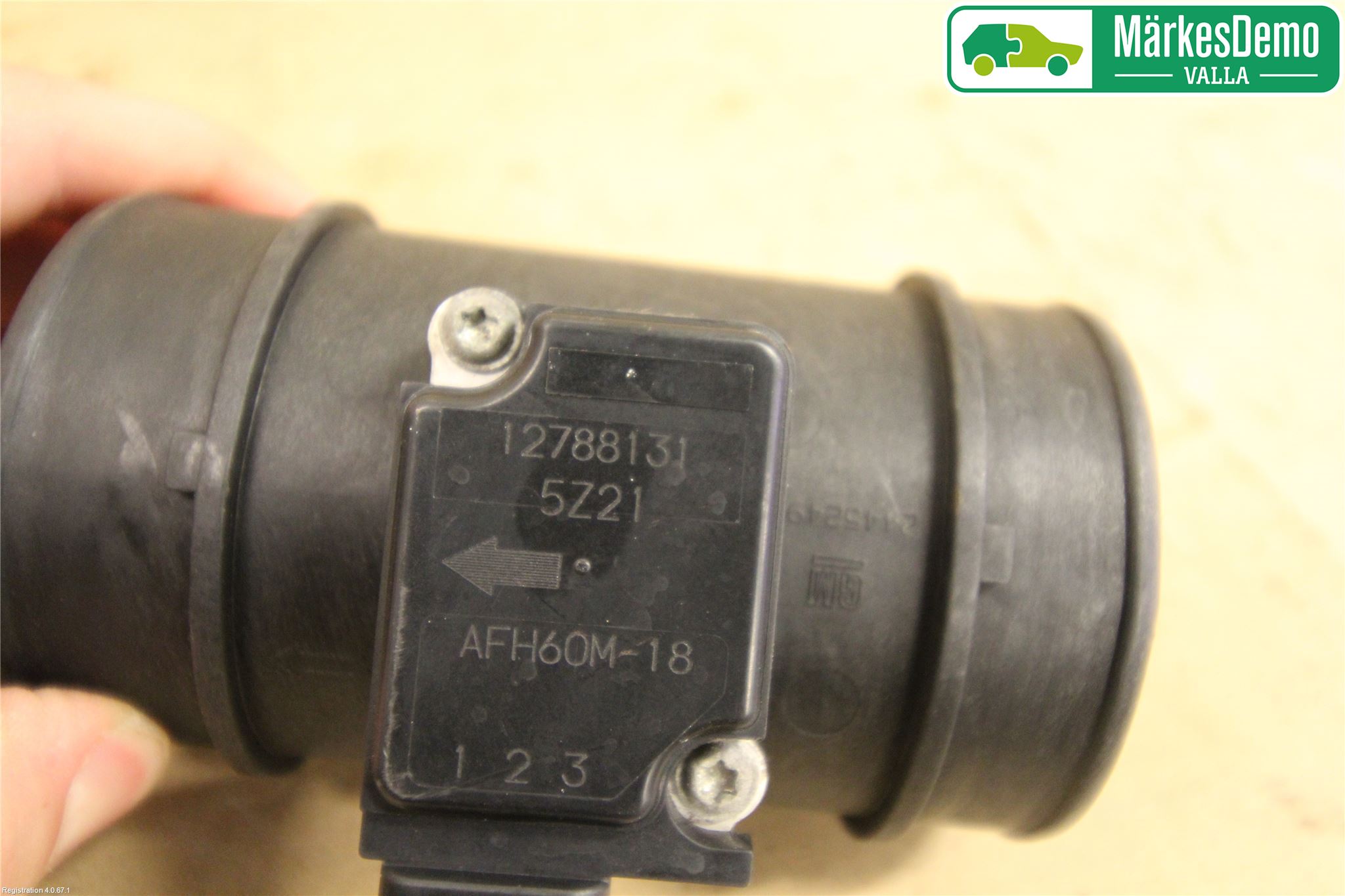 Opel VECTRA C 06-08 Injluftmängdmätare