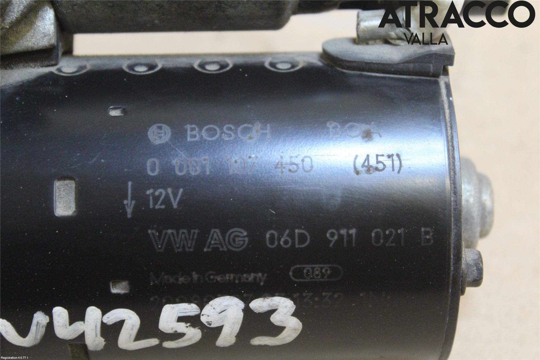 Audi A4/S4 08-11 Startmotor