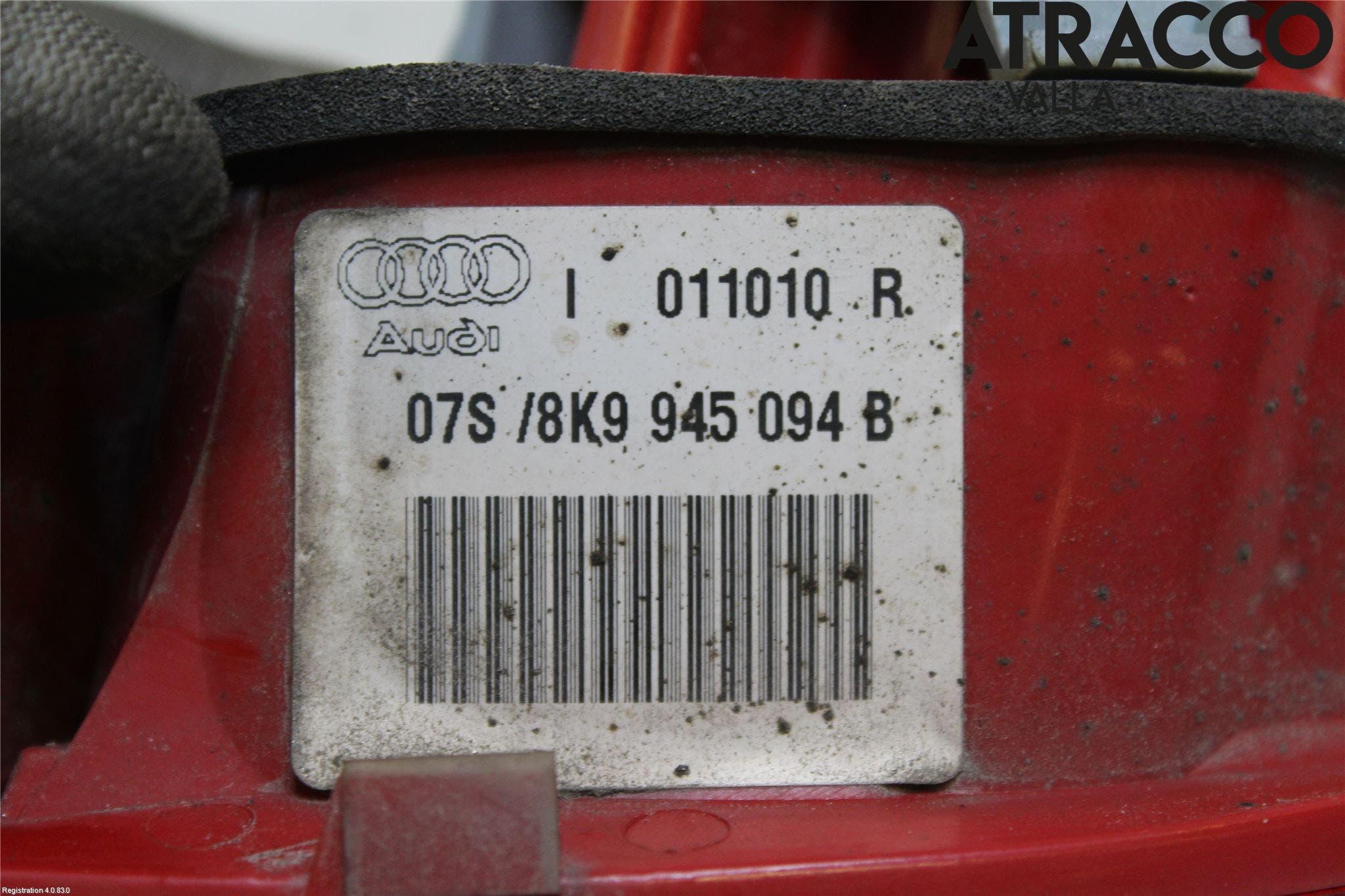 Audi A4/S4 08-11 Bakljus Lucka Hö