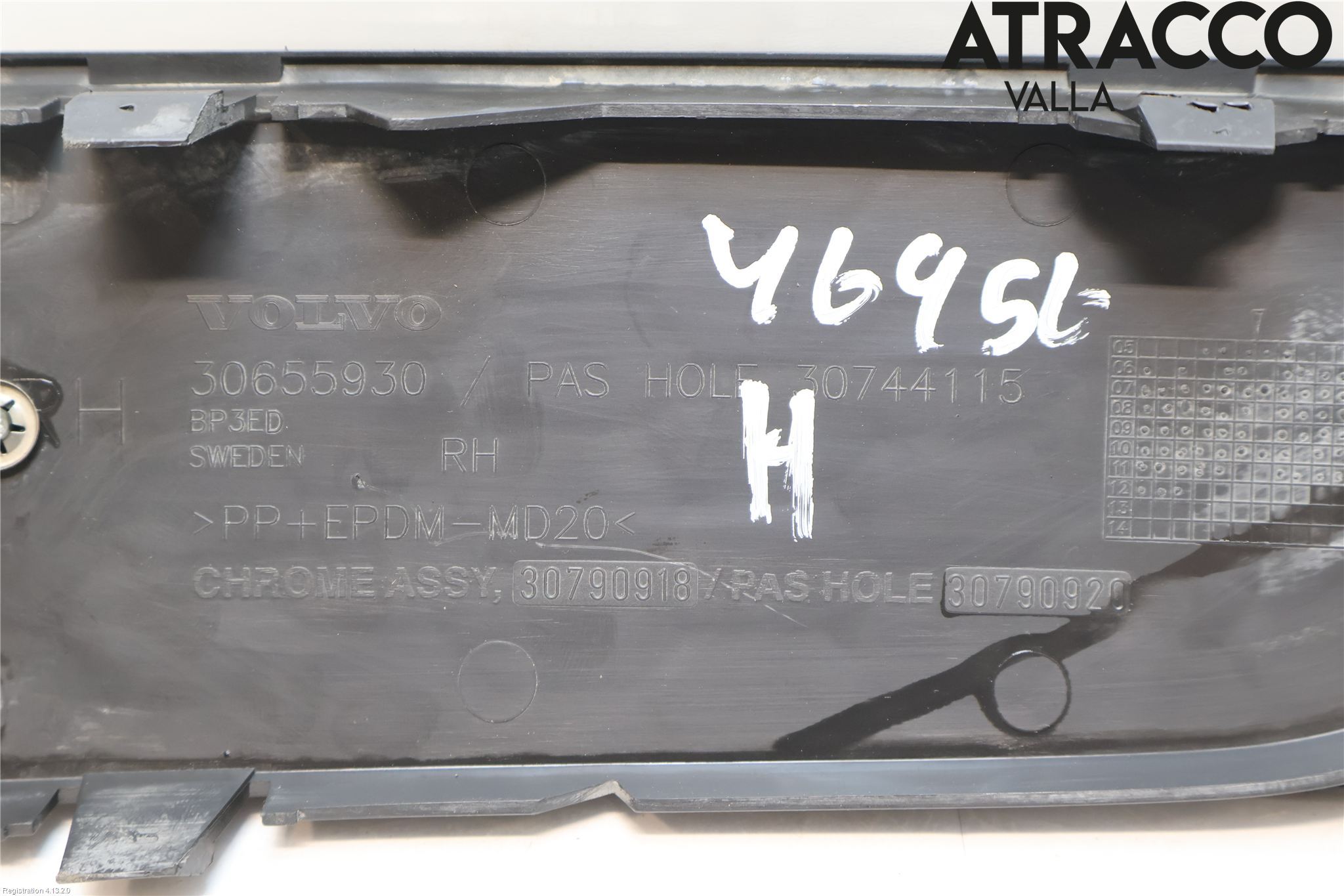 Volvo S80 07-13 Dimljussarg Fram