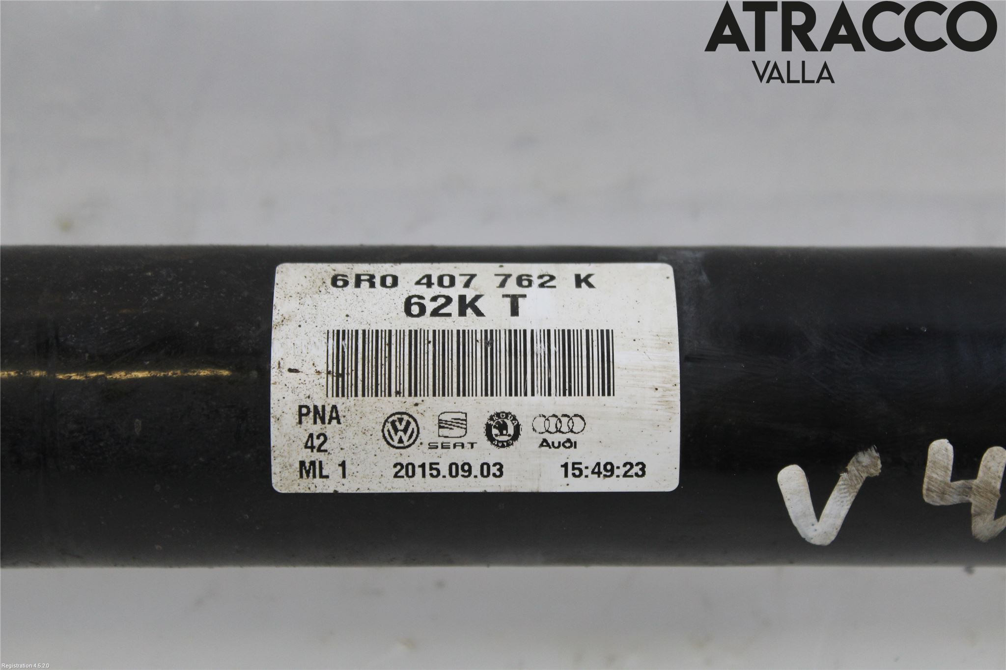 Volkswagen VW POLO 10-17 Drivaxel Fram Höger
