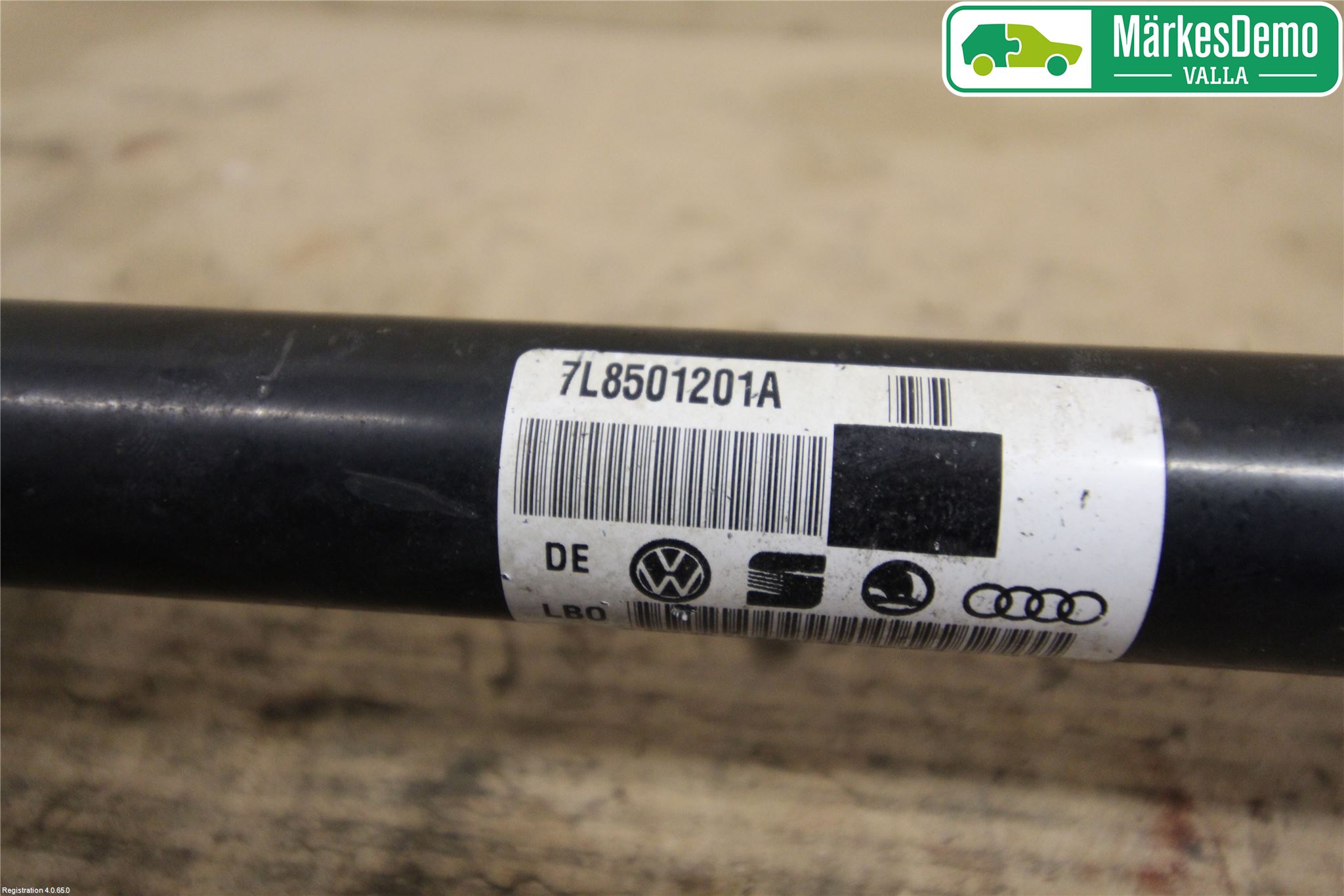 Audi Q7/SQ7 Drivaxel Bak Vä-Hö