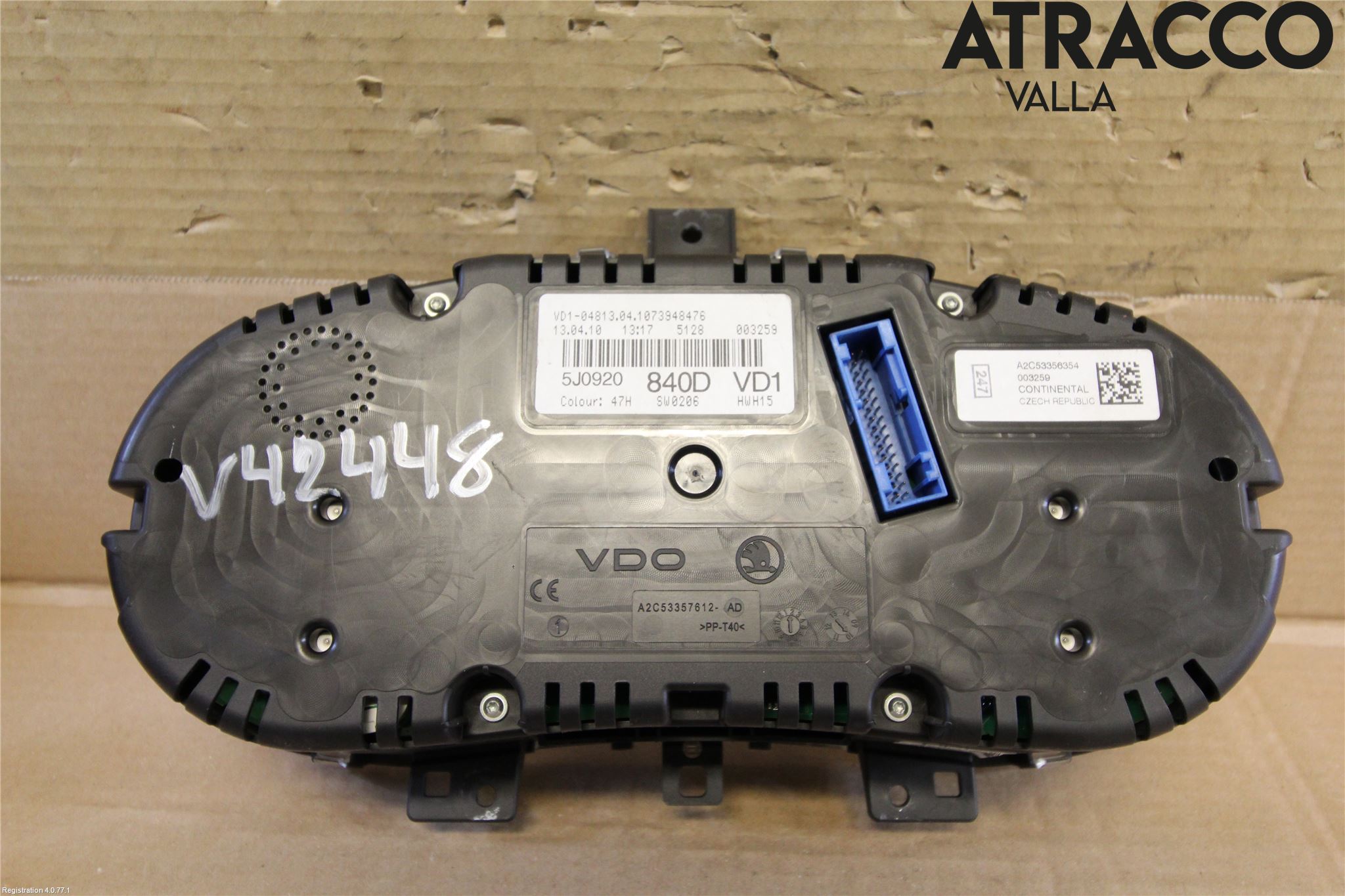 Skoda FABIA 07-14 Instrument Komb