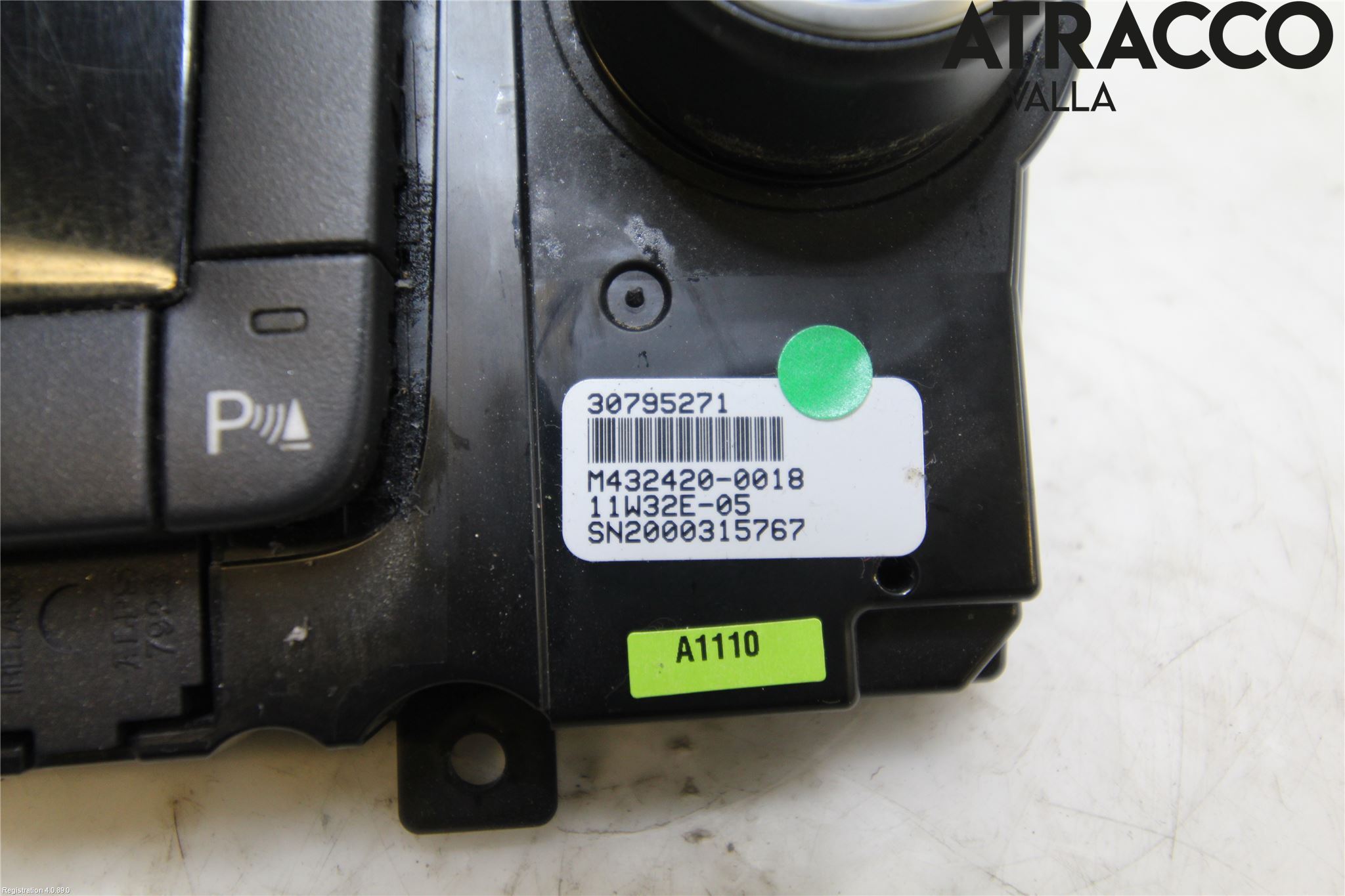 Volvo V70 08-13 Ac Styrenhet Ac Manöveren