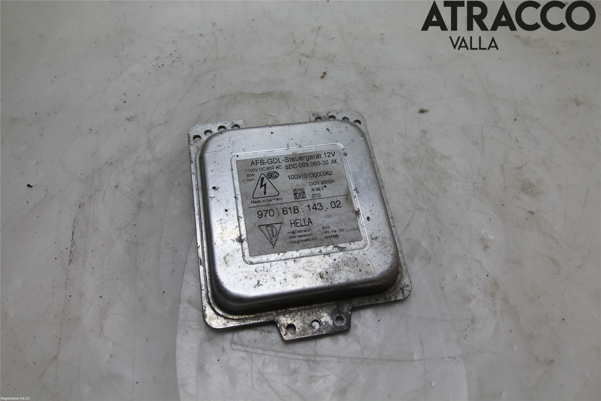 Porsche PANAMERA 09- Styrenhet Strålkastare