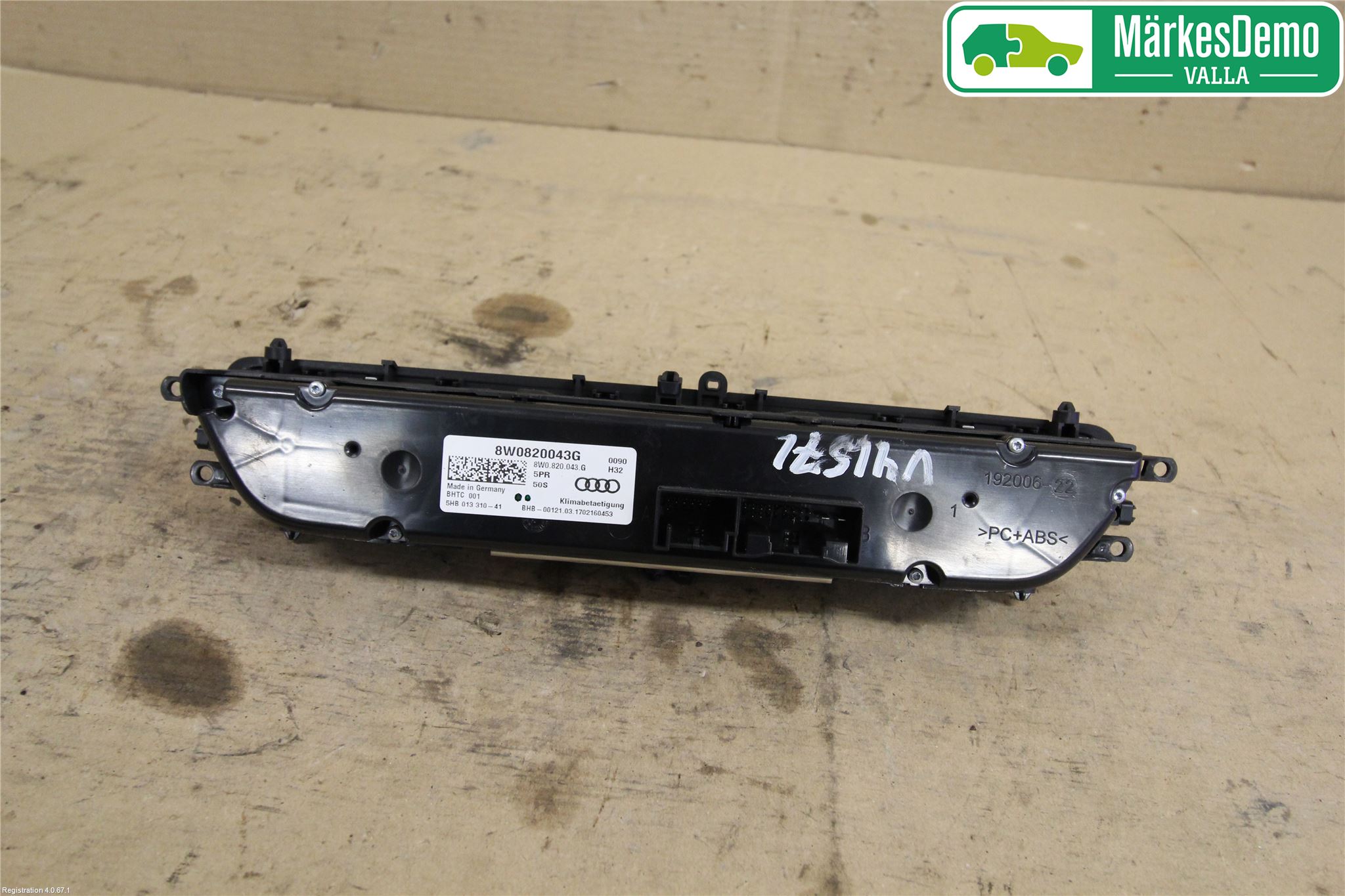 Audi A5 17- Ac Styrenhet Ac Manöveren