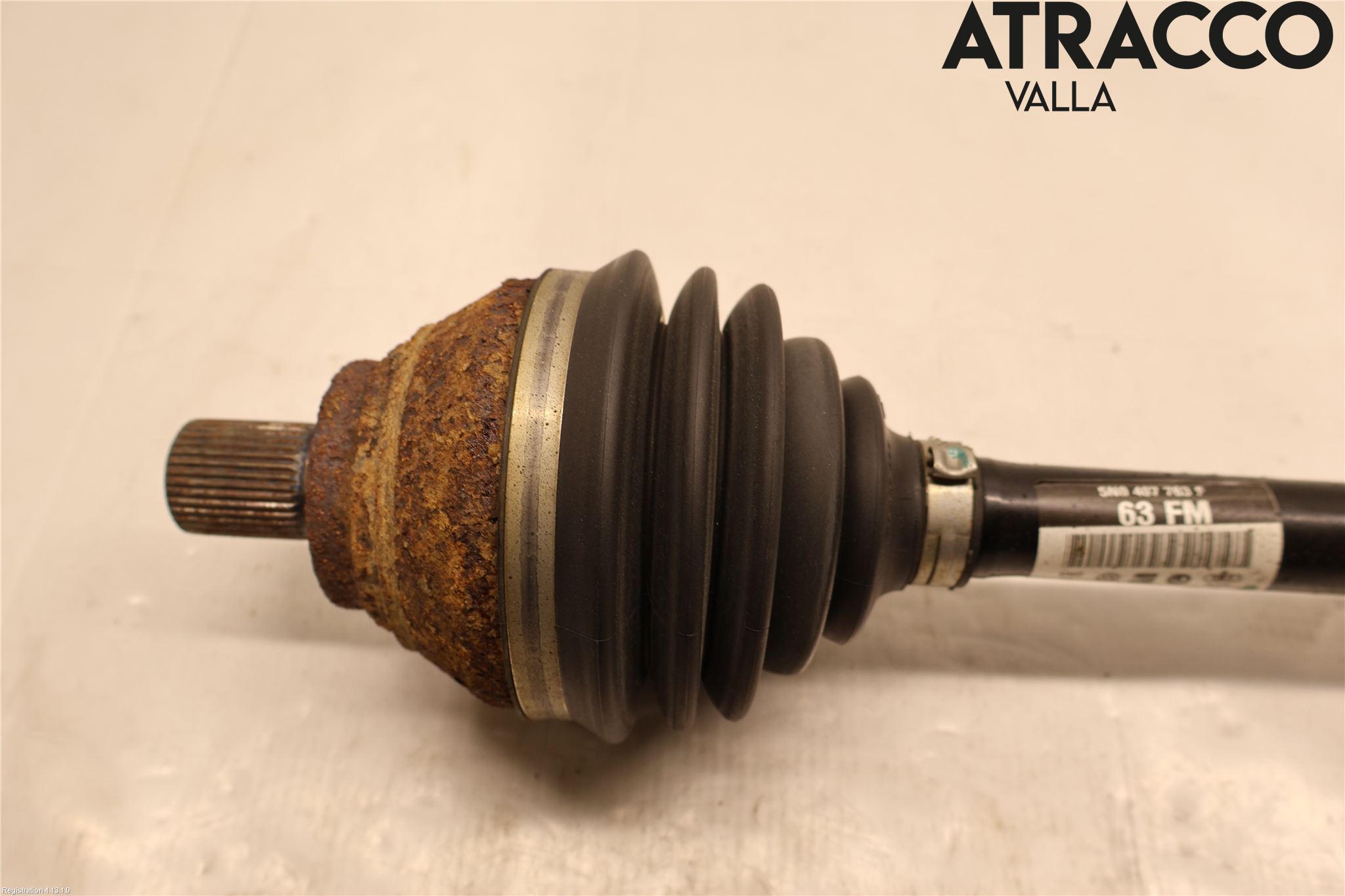 Volkswagen VW TIGUAN 07-16 Drivaxel Fram Vänster