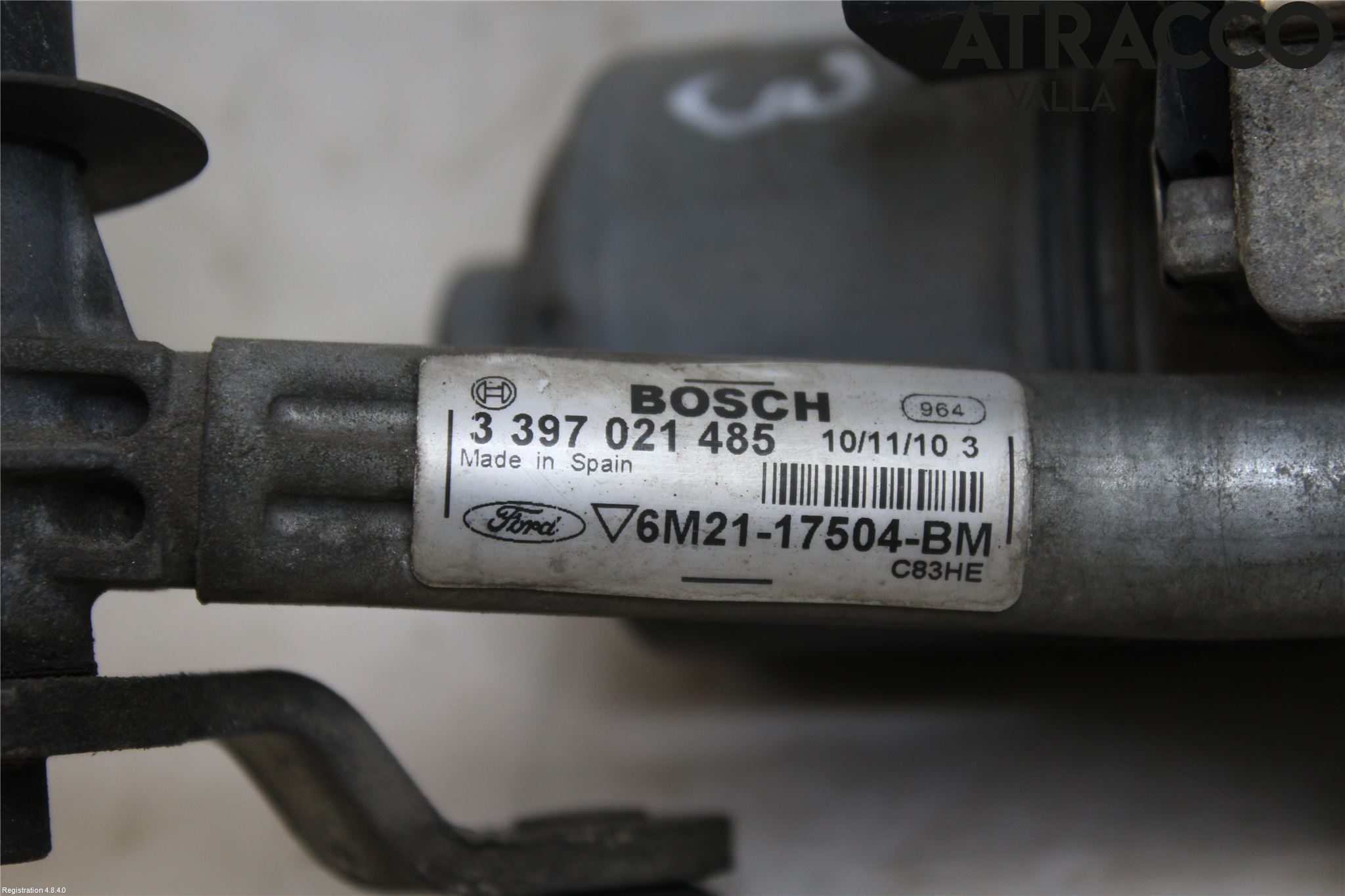 Ford S-MAX 06-15 Torkarmotor Vindruta
