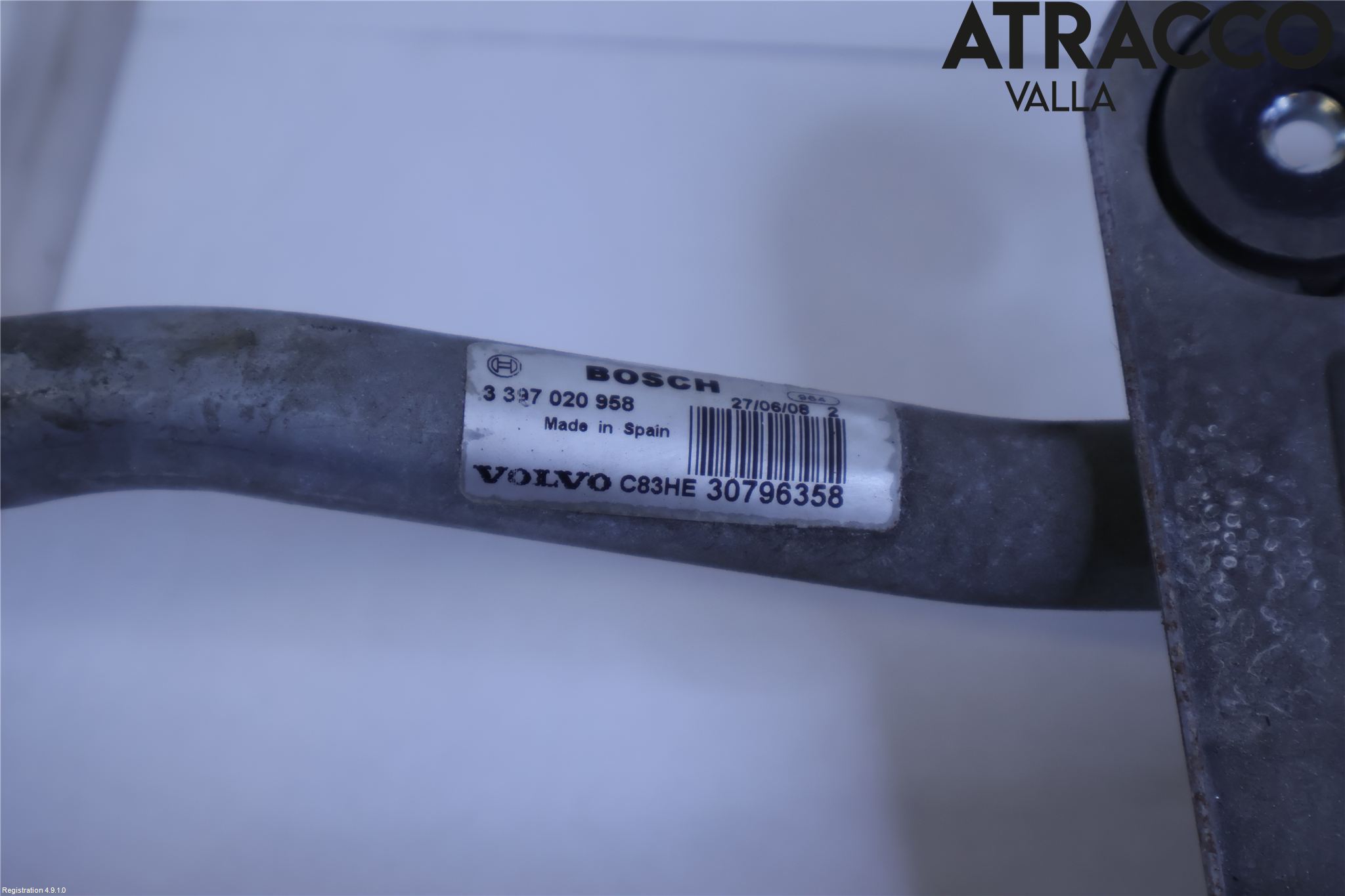 Volvo V70 08-13 Torkarmekanism Vindruta