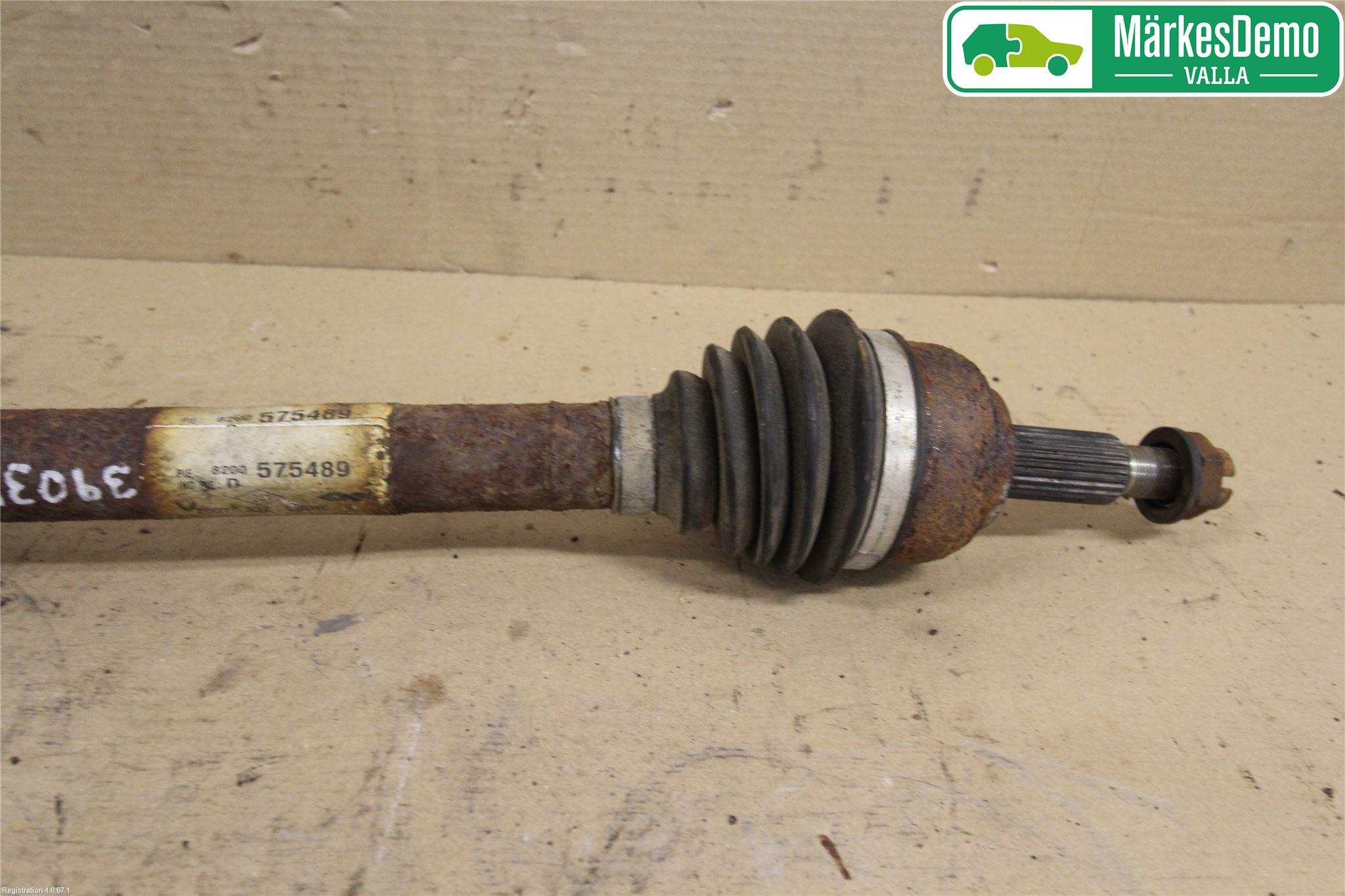 Renault SCÉNIC/GRAND 07-09 Drivaxel Fram Vänster