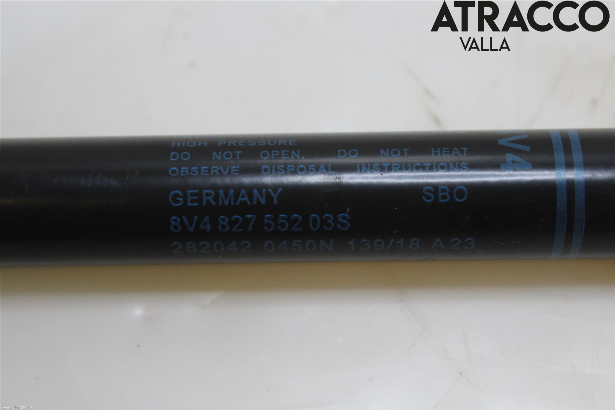 Audi A3/S3 8V 13-20 Gasfjäder Baklucka