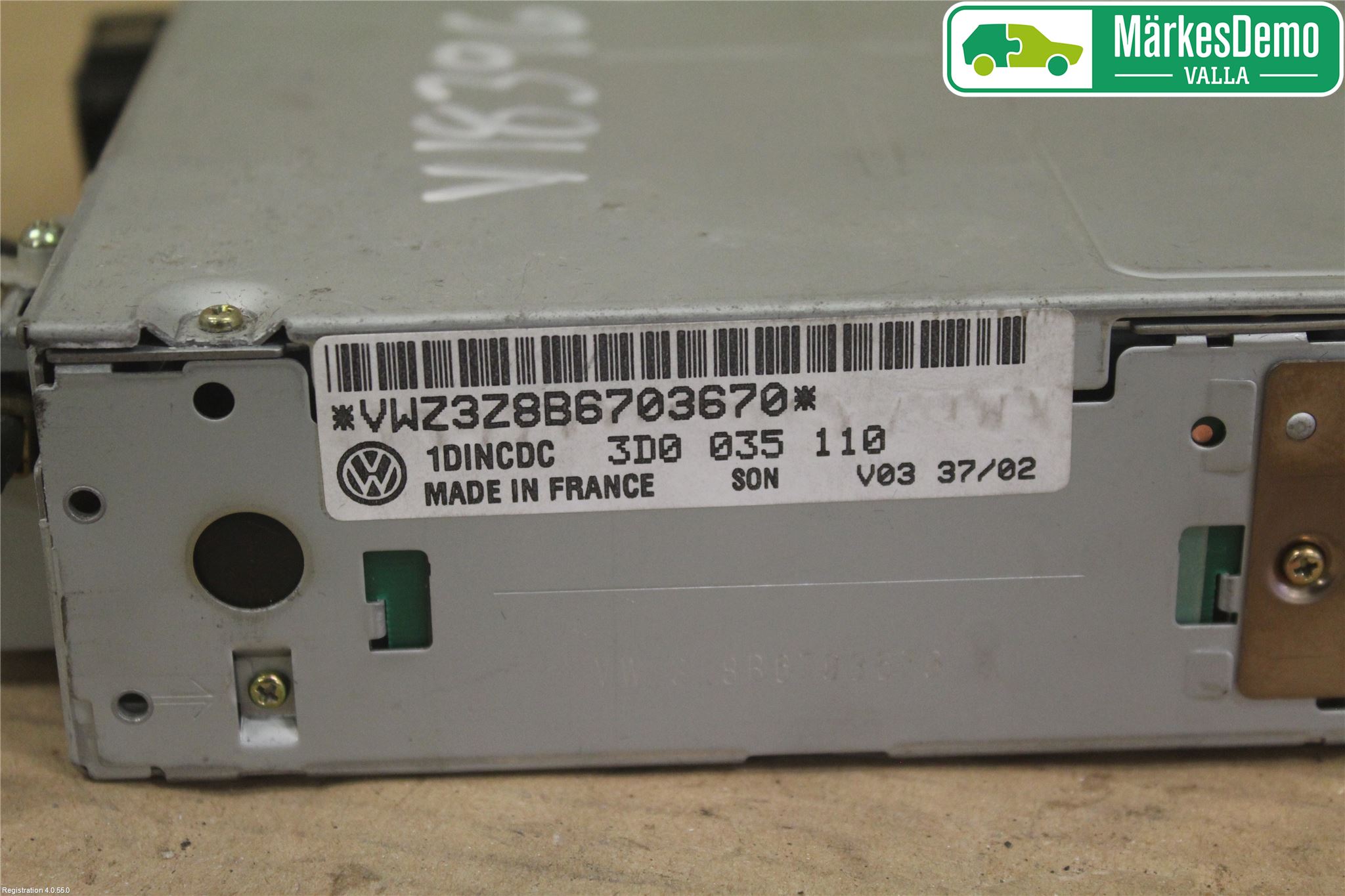 Volkswagen VW PHAETON Cd Växlare