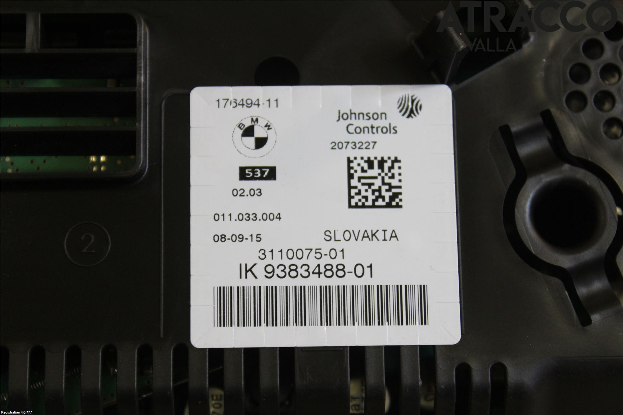 BMW 5 F10/F11/F18 09-17 Instrument Komb