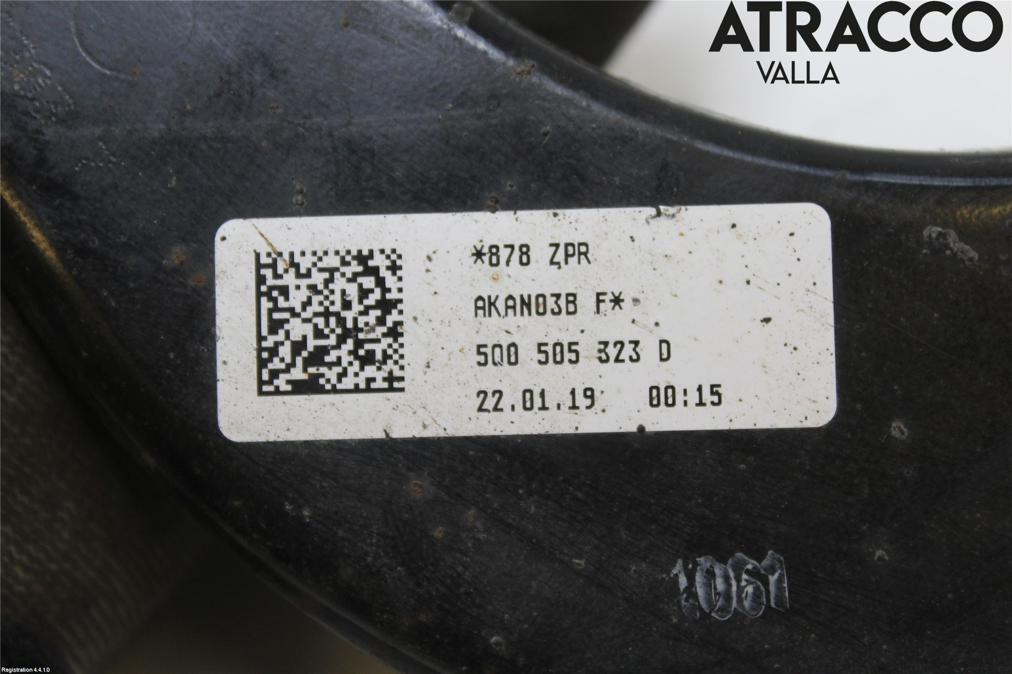Volkswagen VW PASSAT 15-19 Bärarm Bak Övre Höger