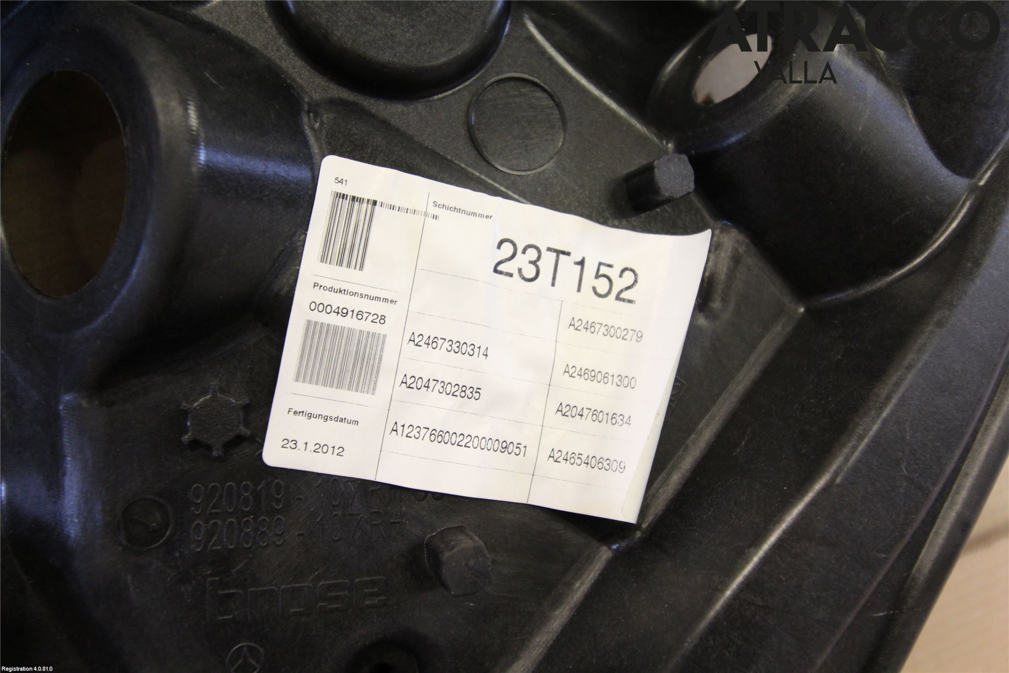 Mercedes-Benz MB B-KLASS (W246/W242) 12-19 Fönsterhiss El Kompl