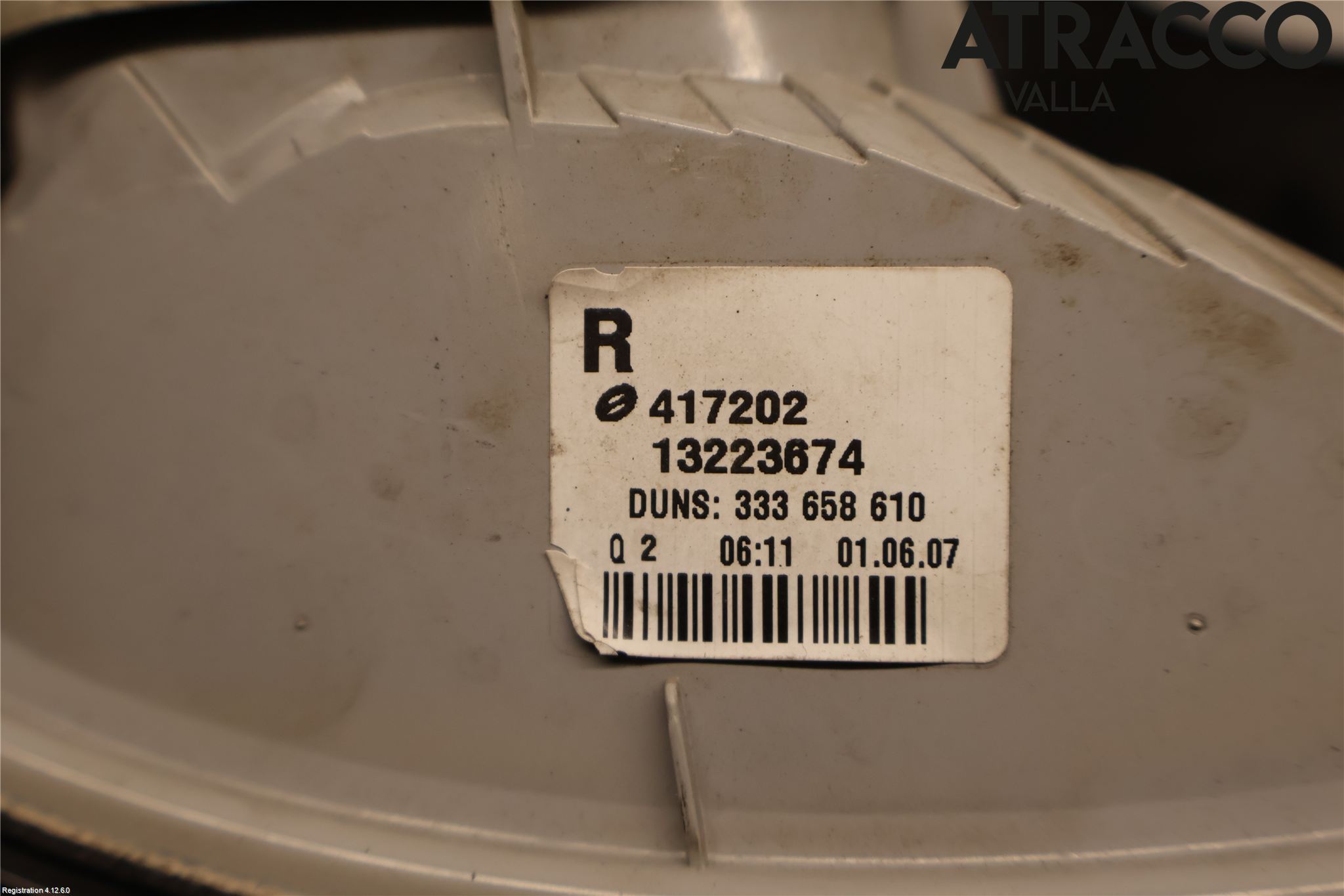 Opel ASTRA H 04-12 Bakljus Höger
