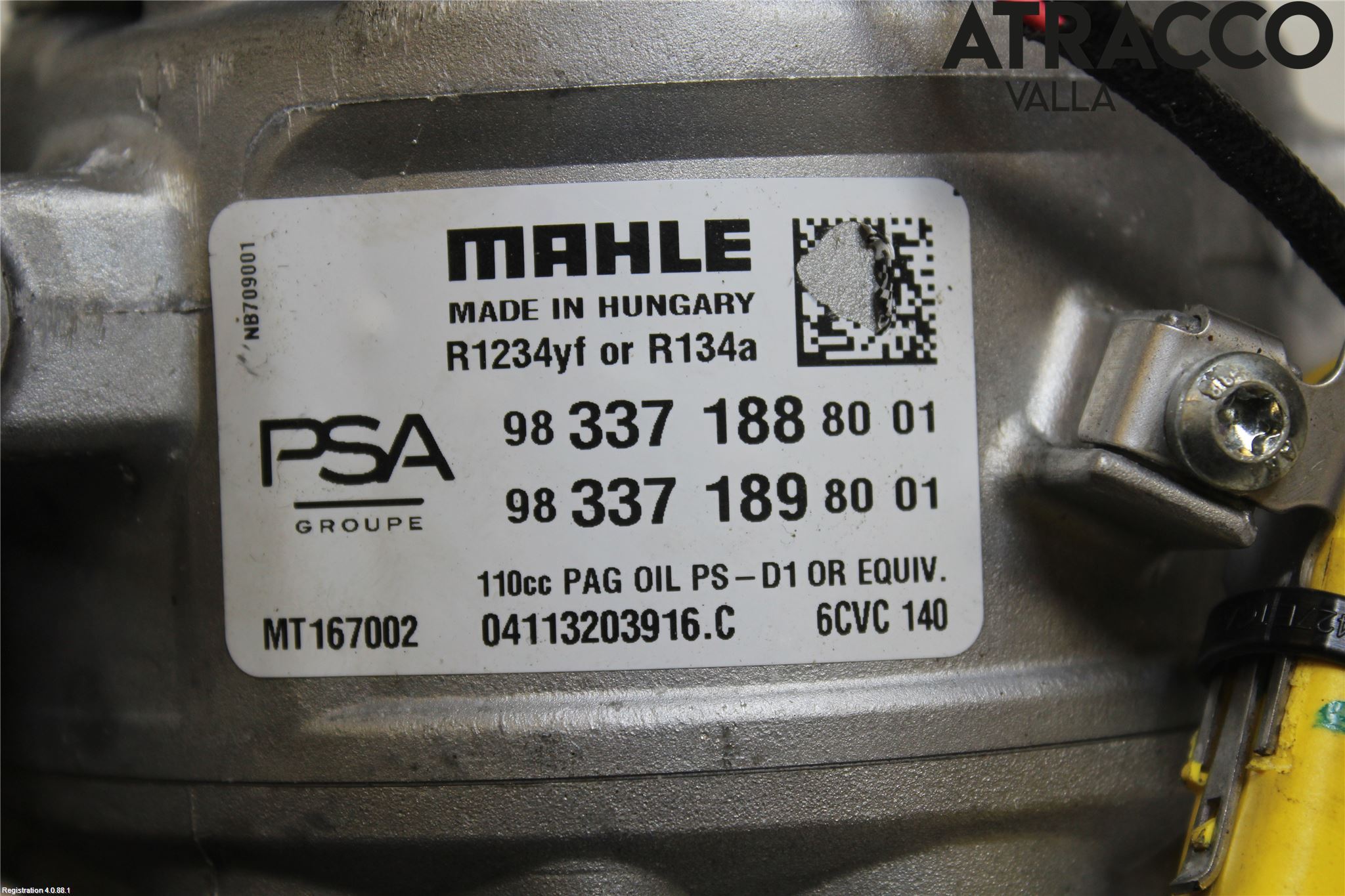 Peugeot 308/E-308 21- Ac Kompressor