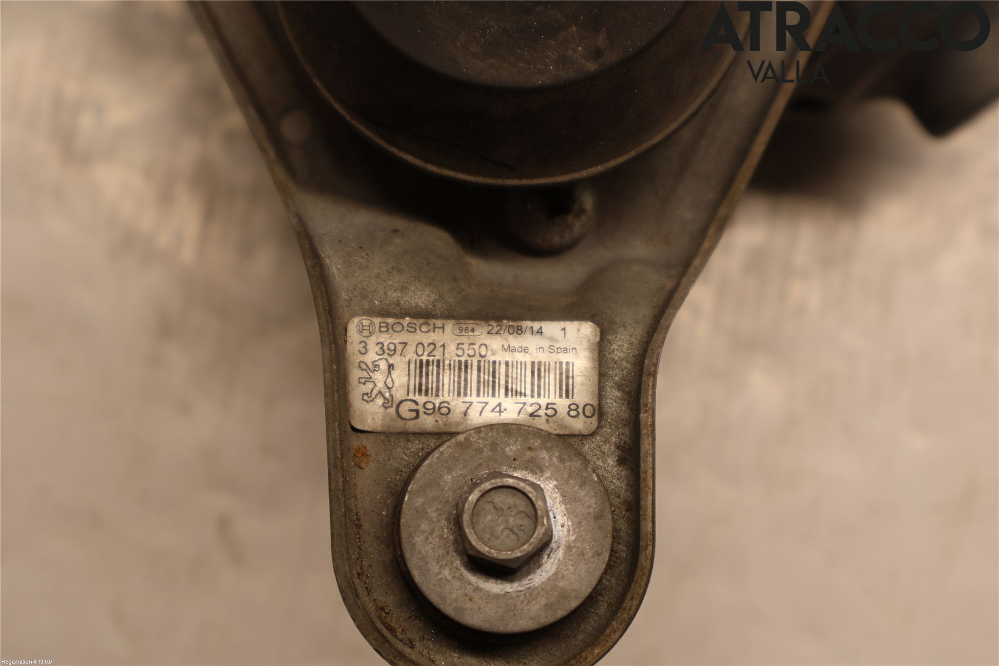 Peugeot 508 11-18 Torkarmotor Vindruta