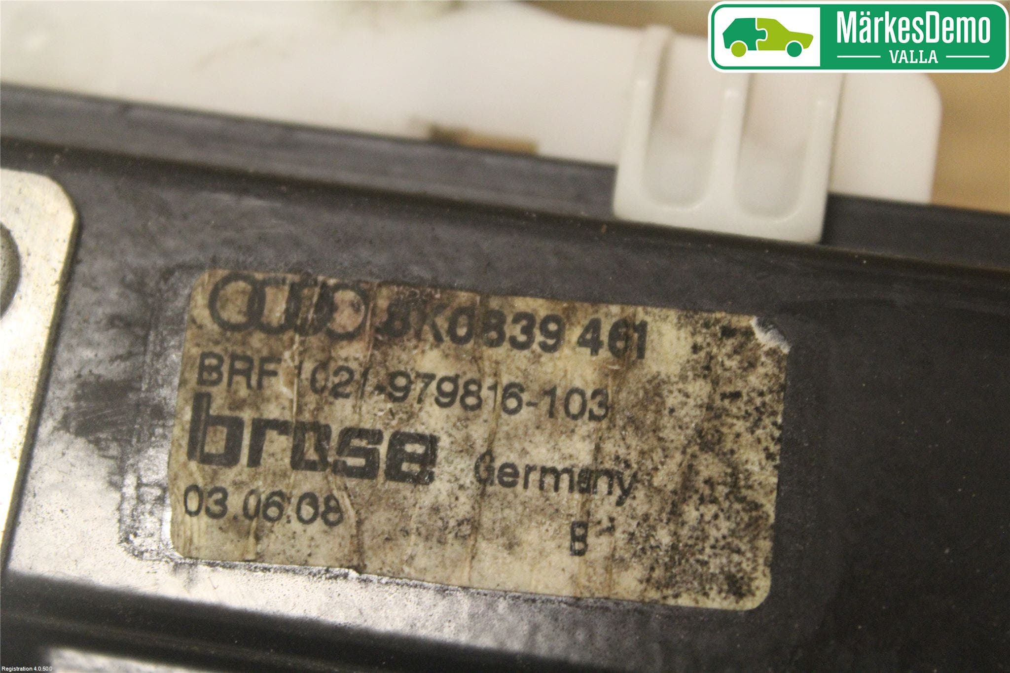 Audi A4/S4 08-11 Fönsterhissmekanism