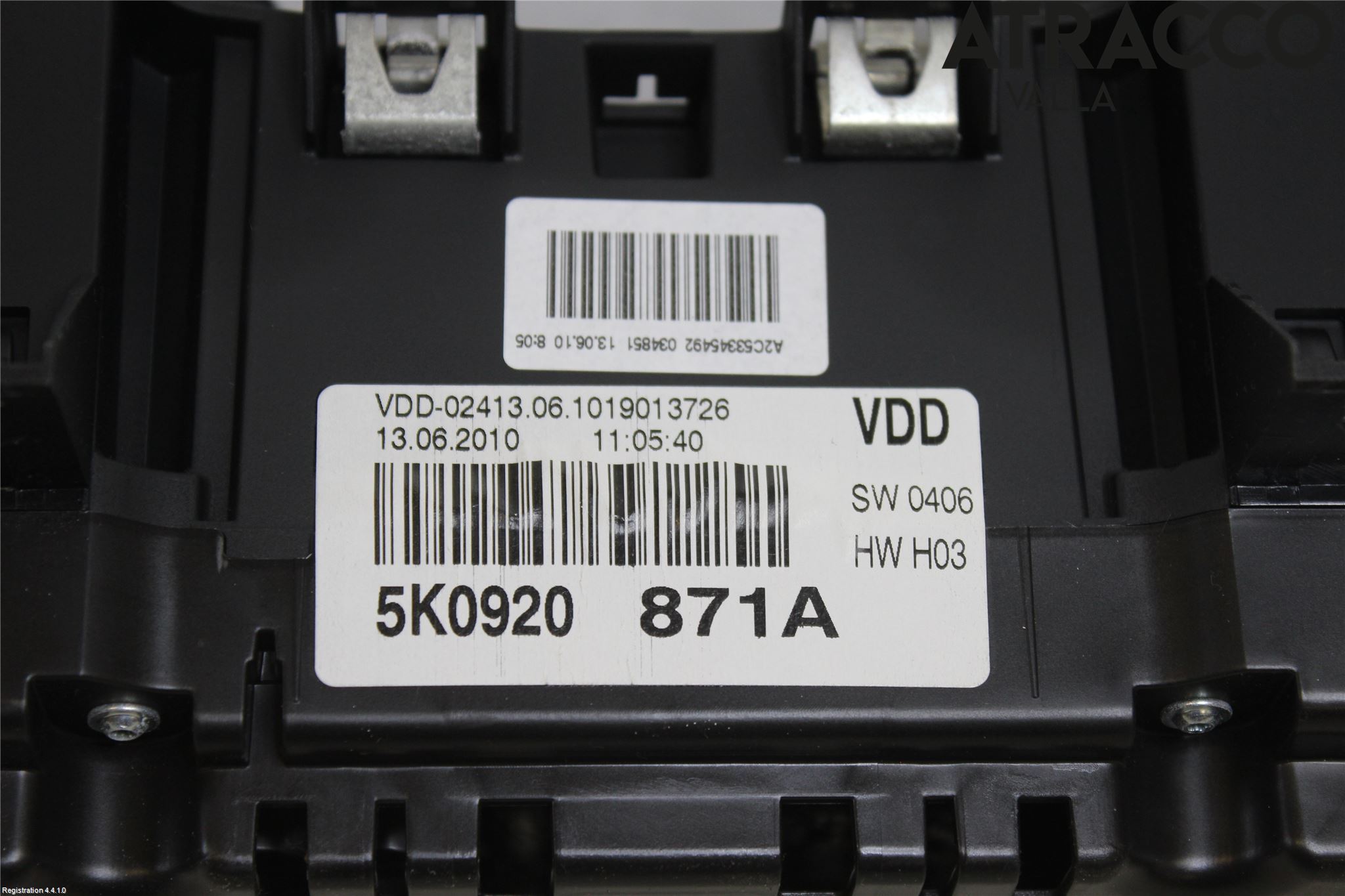 Volkswagen VW GOLF VI 09-13 Instrument Komb