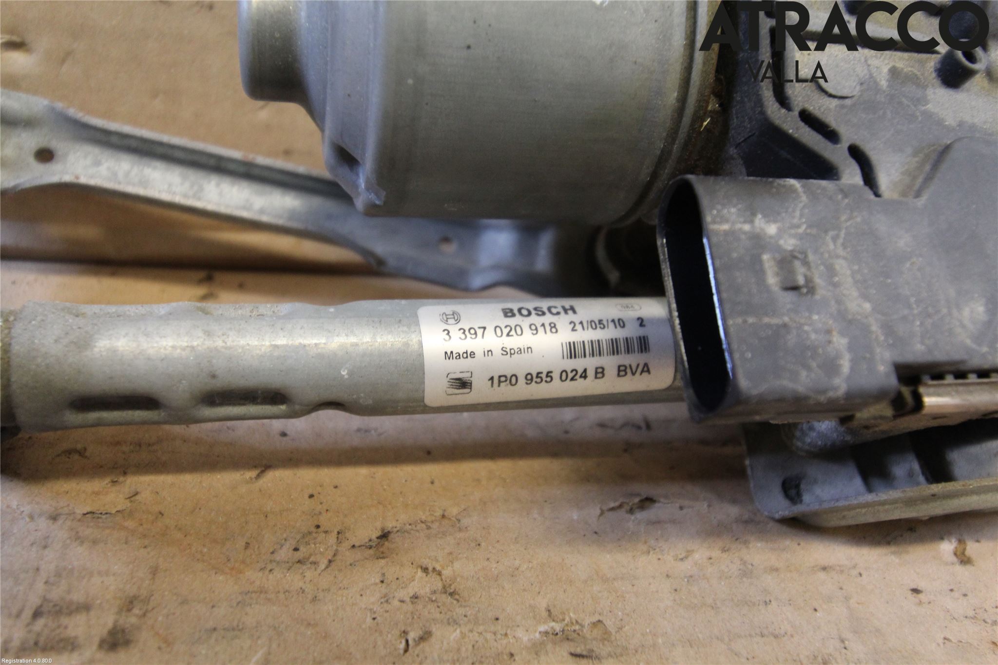 Seat LEON 06-12 Torkarmotor Vindruta