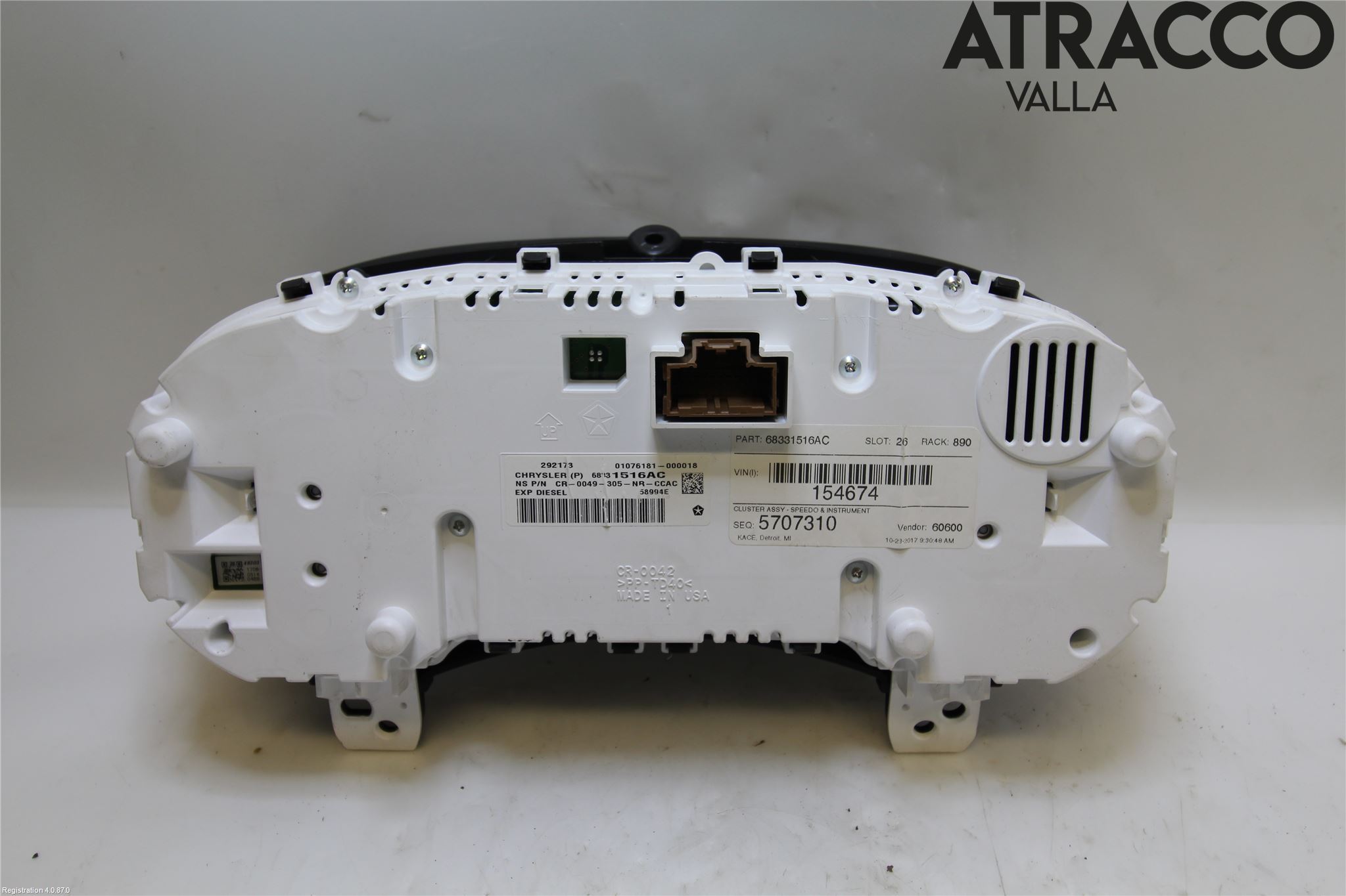 Jeep GRAND CHEROKEE 10-20 Instrument Komb