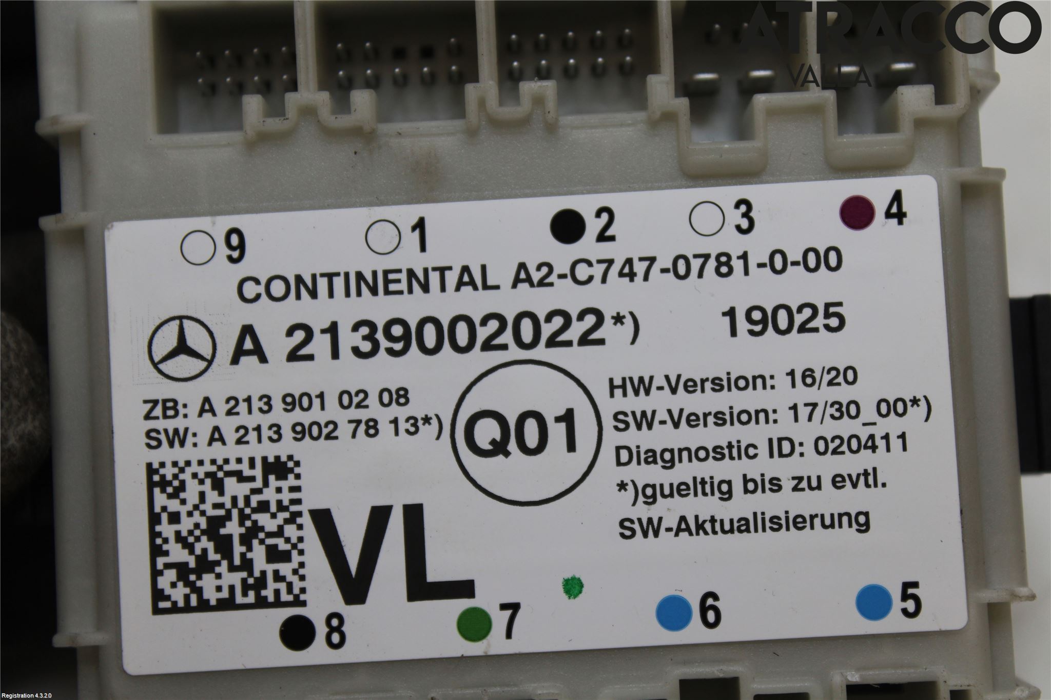 Mercedes-Benz MB E-KLASS (W213) 16-23 Styrenhet Dörr