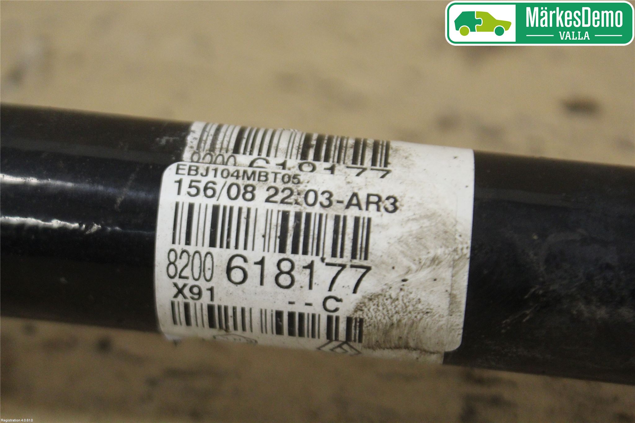 Renault LAGUNA III 08-10 Drivaxel Fram Höger