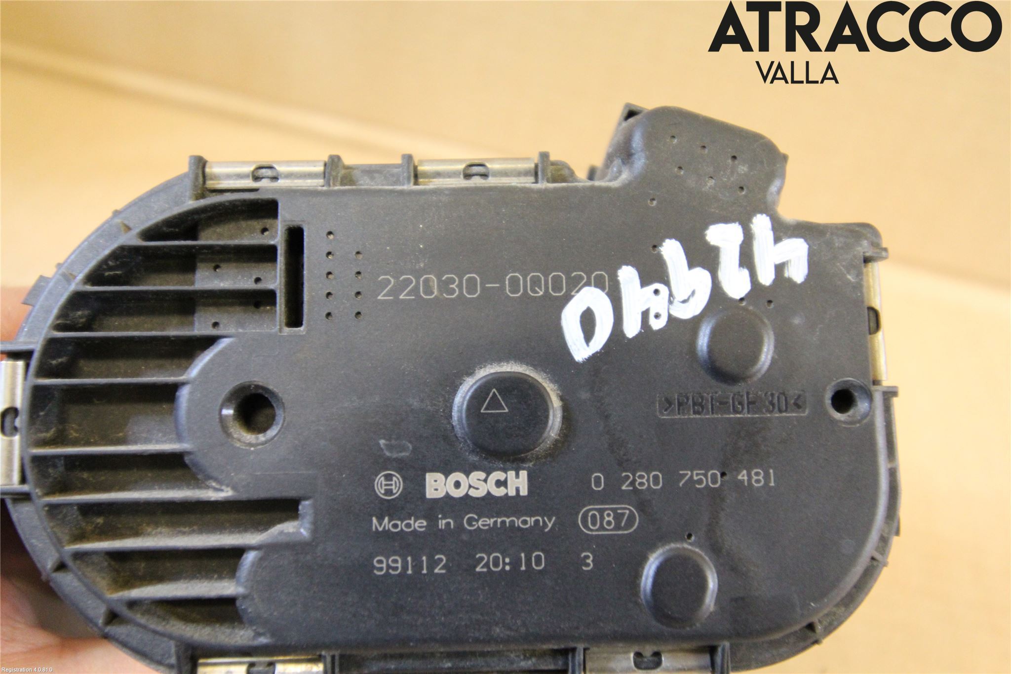 Peugeot 107 Injspjällhus