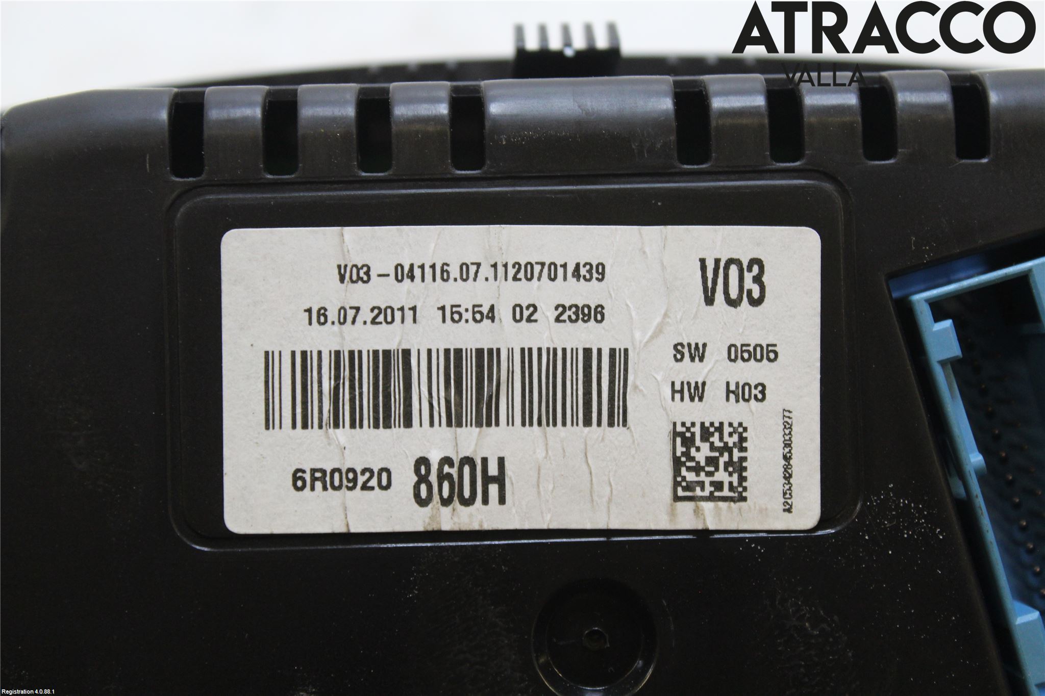Volkswagen VW POLO 10-17 Instrument Komb