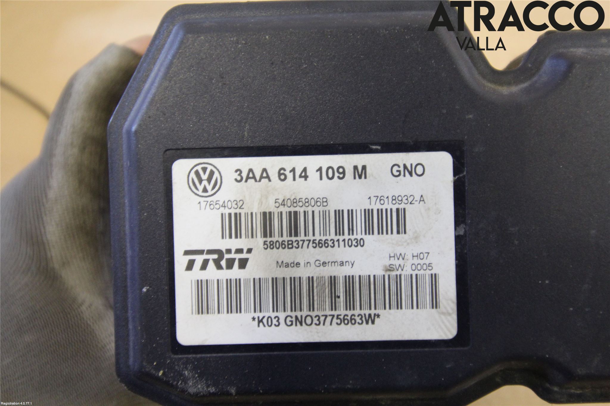 Volkswagen VW PASSAT 11-14 Abs Hydraulaggregat
