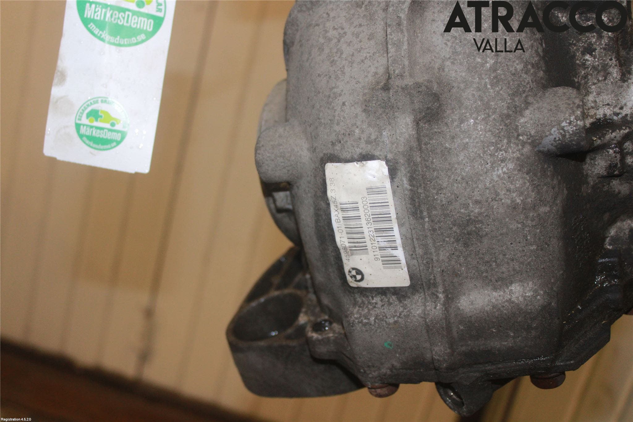 BMW 5 F10/F11/F18 09-17 Bakväxel-Diff