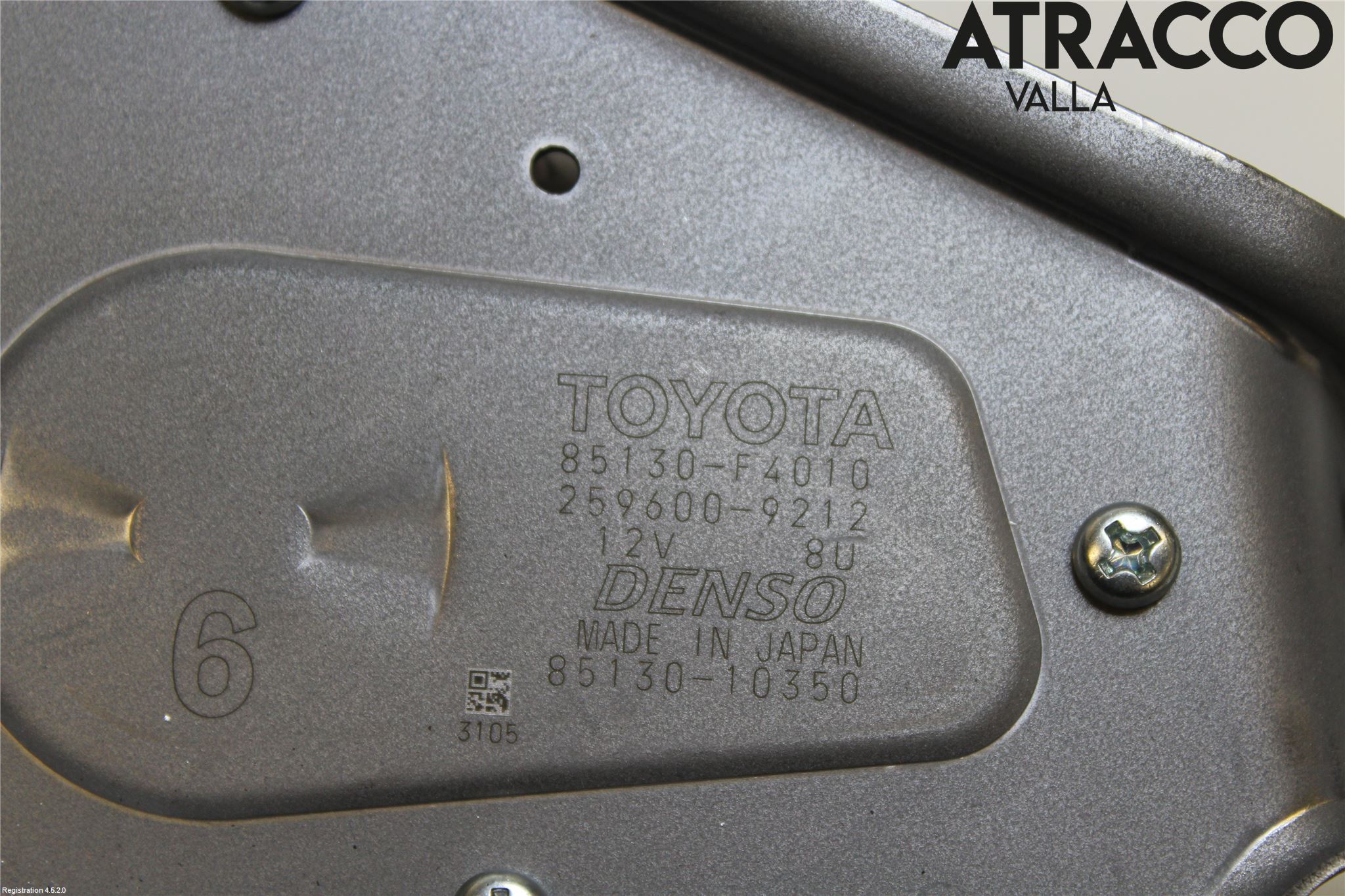 Toyota C-HR 16-23 Torkarmotor Baklucka