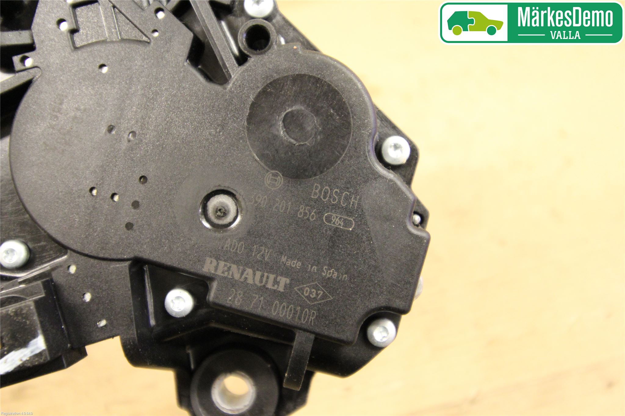 Renault SCÉNIC III / GRAND SCÉNIC 09-16 Torkarmotor Baklucka