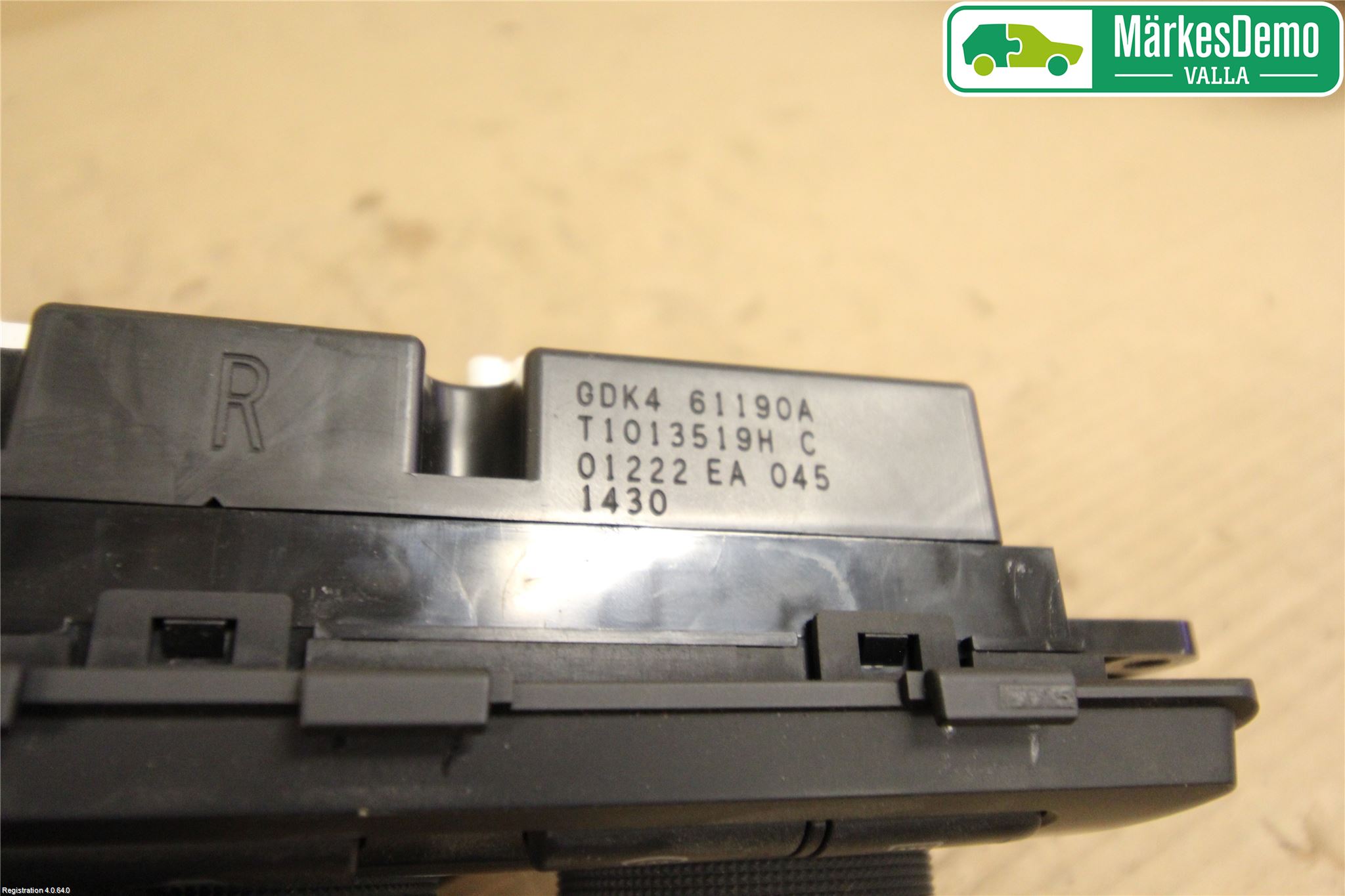 Mazda 5 10-18 Ac Styrenhet Ac Manöveren