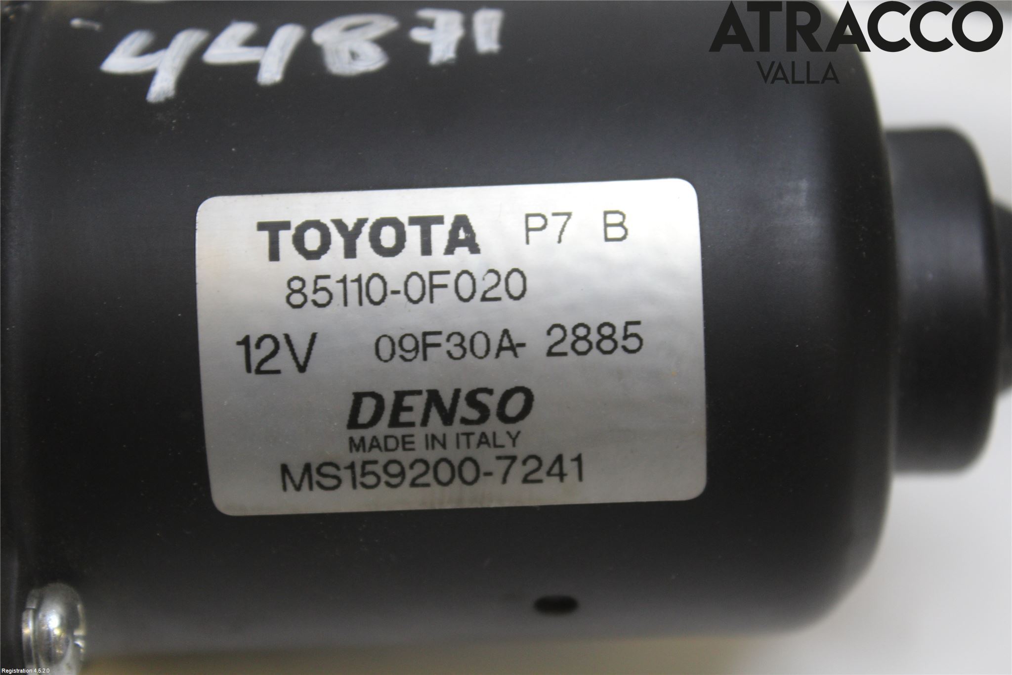 Toyota COROLLA VERSO 04-07 Torkarmekanism Vindruta