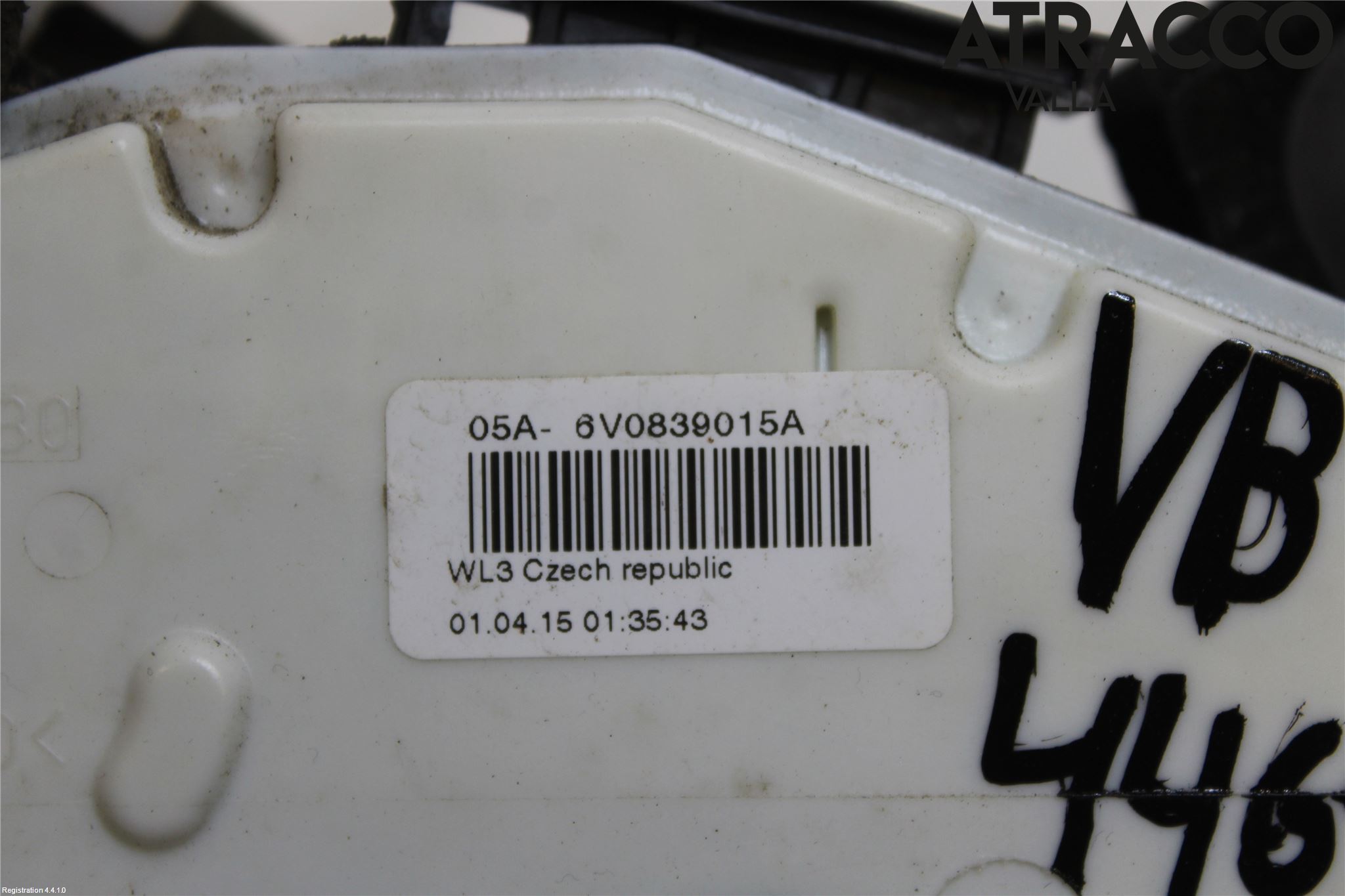 Skoda FABIA 15-21 Låskista-Dörrlås