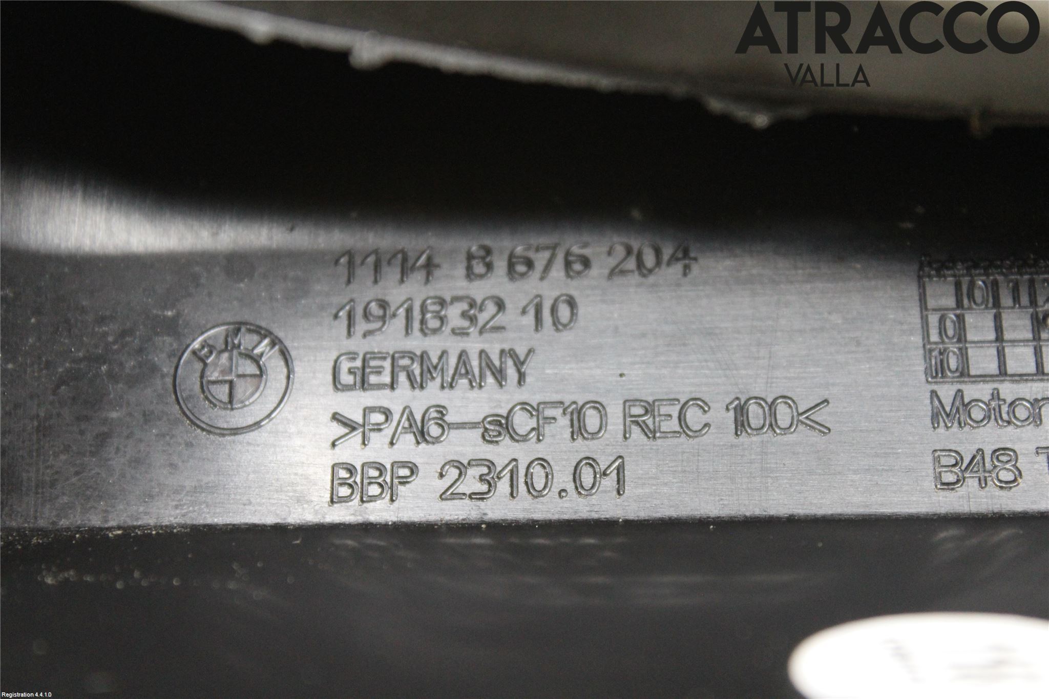 BMW 3 G20/G21/G80/G81 19- Motorkåpa