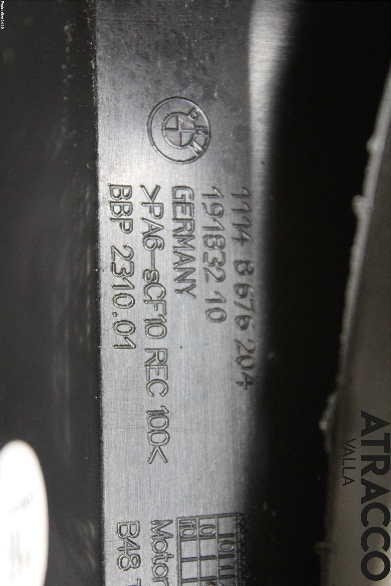 BMW 3 G20/G21/G80/G81 19- Motorkåpa