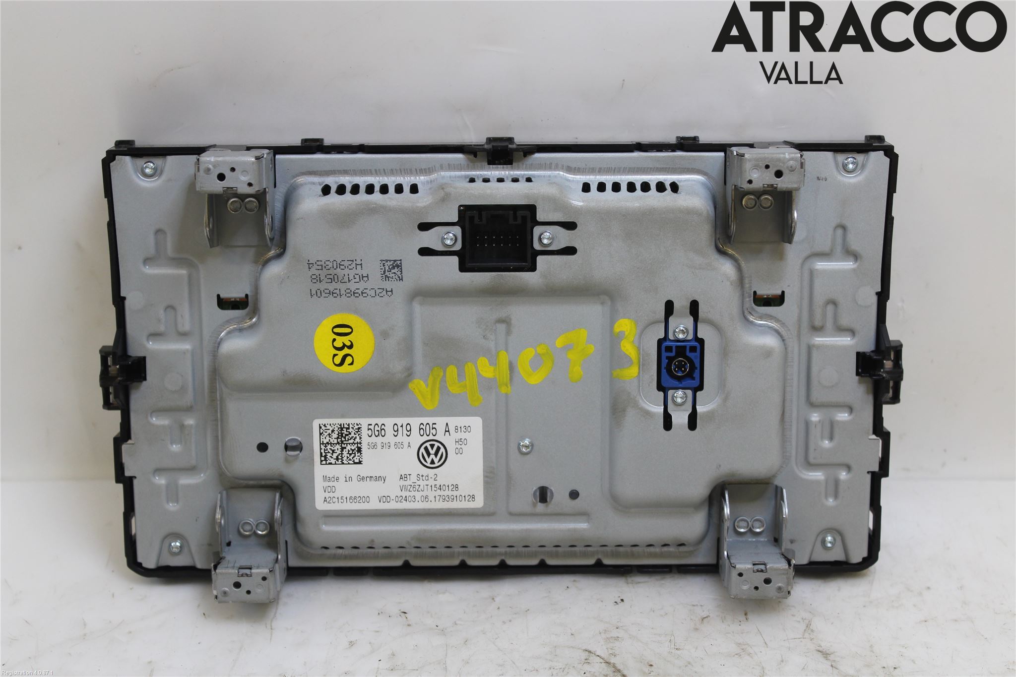 Volkswagen VW ARTEON 17- Multifunktionsdisplay