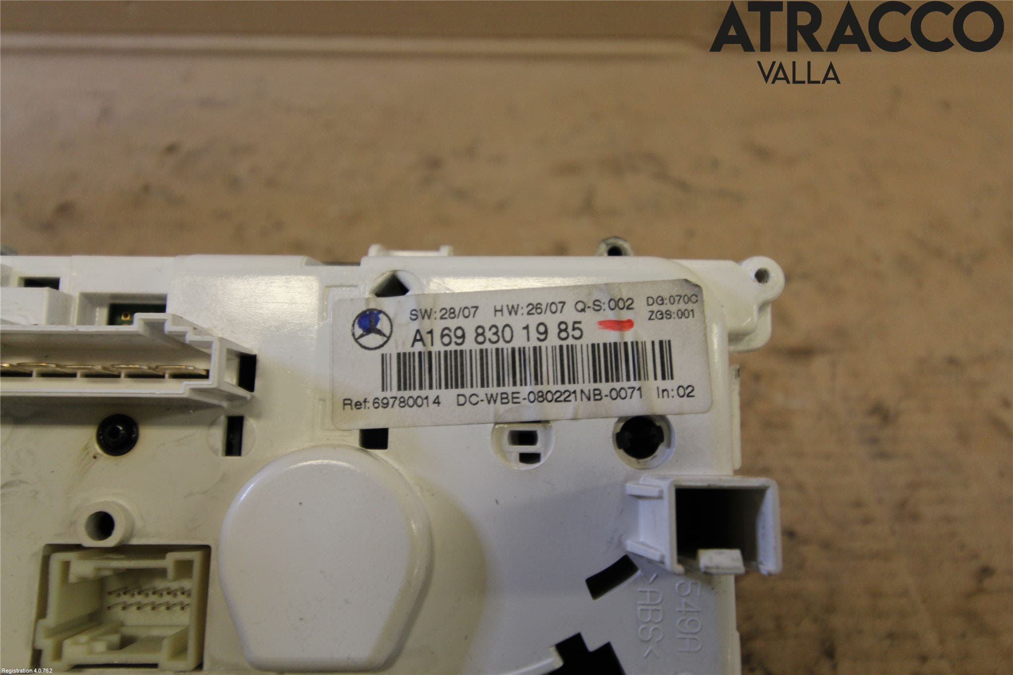 Mercedes-Benz MB B-KLASS (W245) 05-12 Ac Styrenhet Ac Manöveren