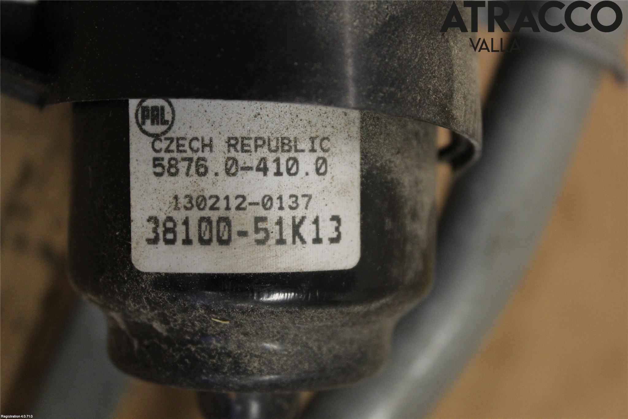 Suzuki SPLASH Torkarmekanism Vindruta